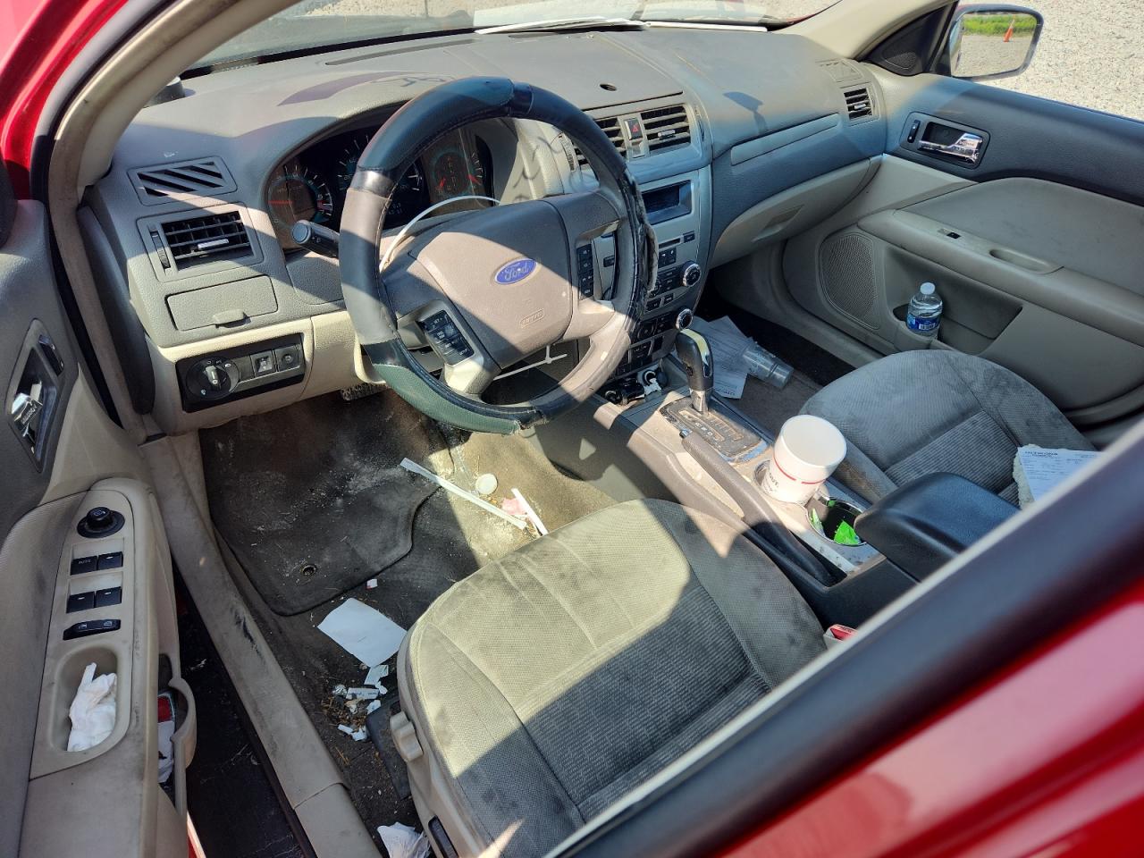 2010 Ford Fusion Se Red vin: 3FAHP0HA2AR213695