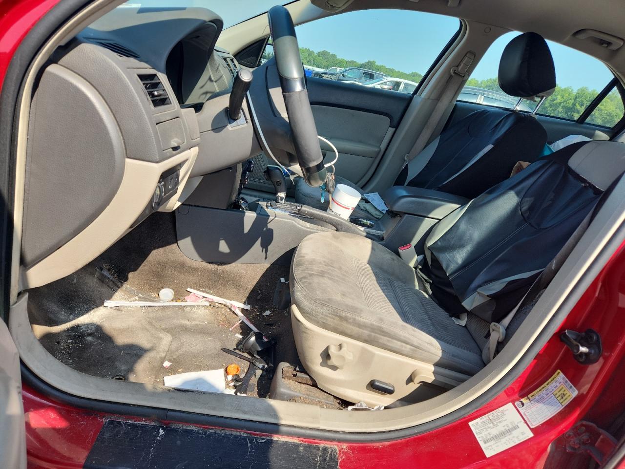2010 Ford Fusion Se Red vin: 3FAHP0HA2AR213695