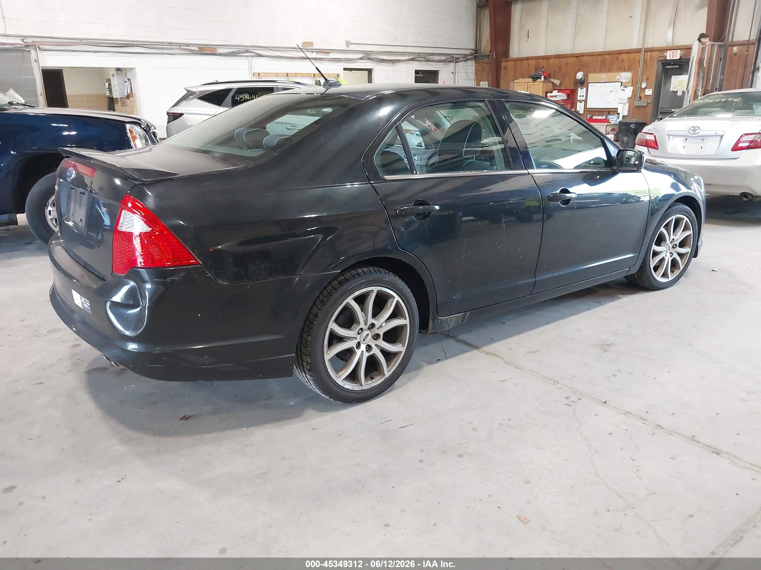 2010 Ford Fusion Se Black vin: 3FAHP0HA2AR216144