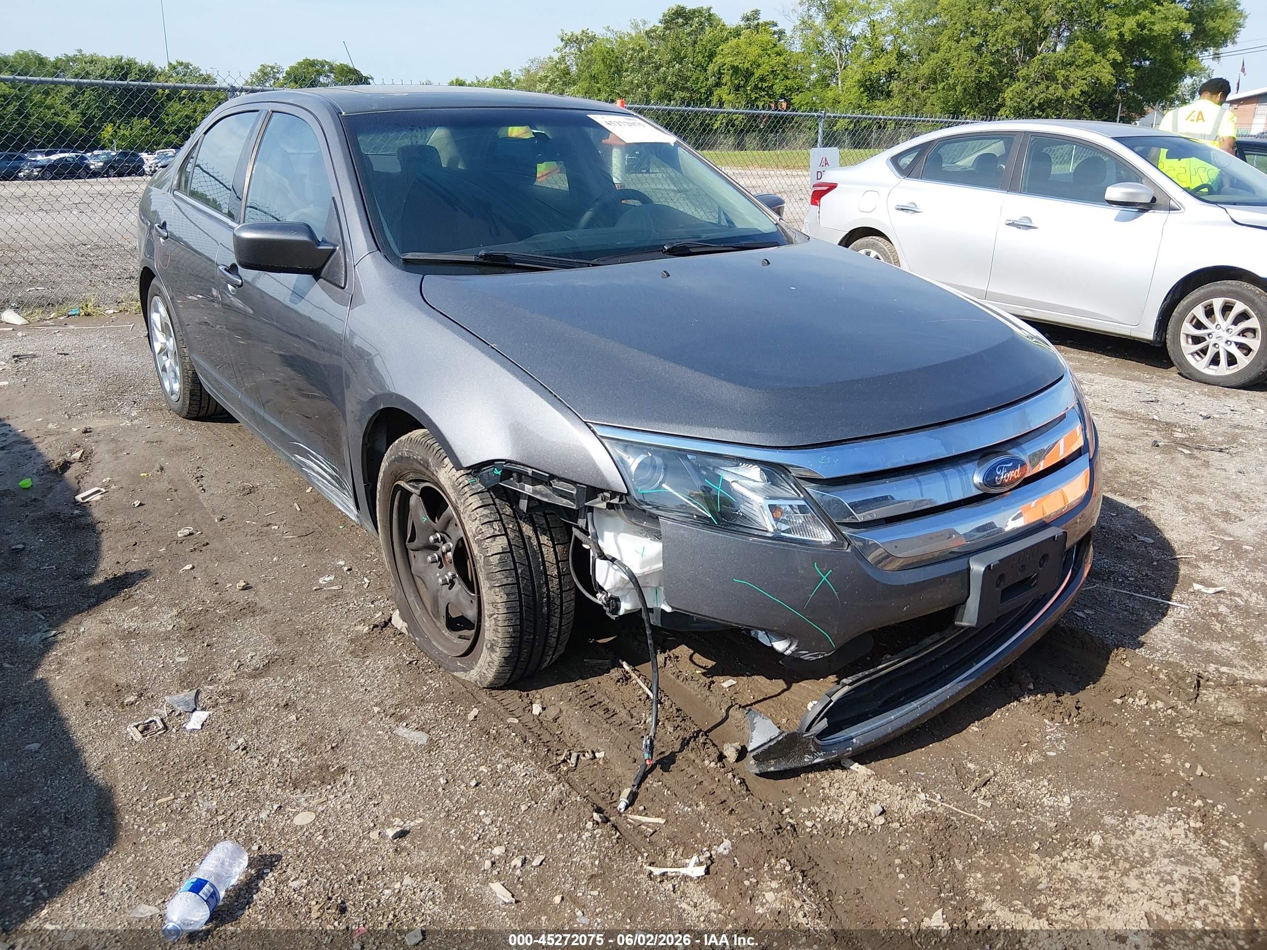 2010 Ford Fusion Se Gray vin: 3FAHP0HA2AR221019
