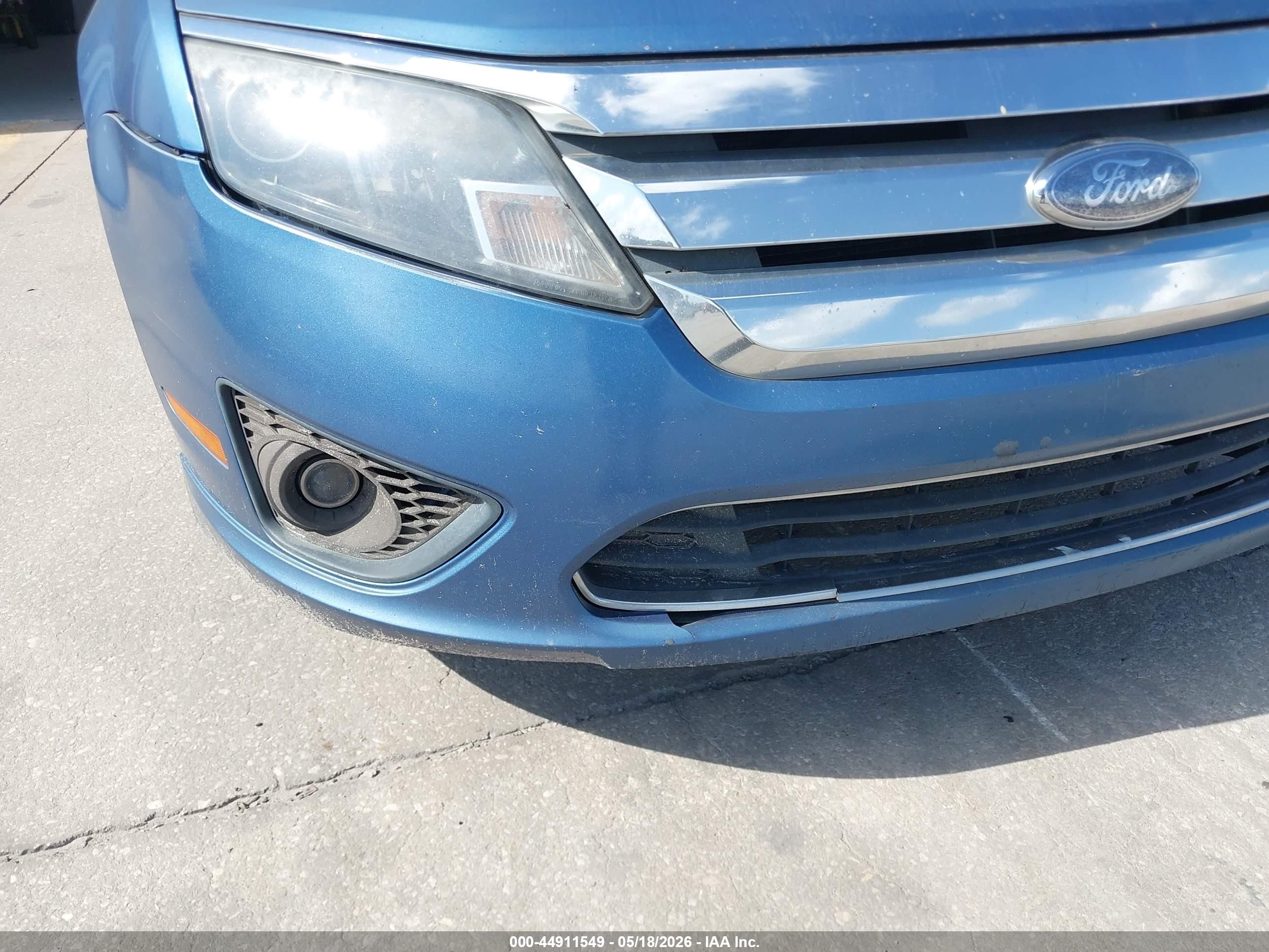 2010 Ford Fusion Se Blue vin: 3FAHP0HA2AR246731