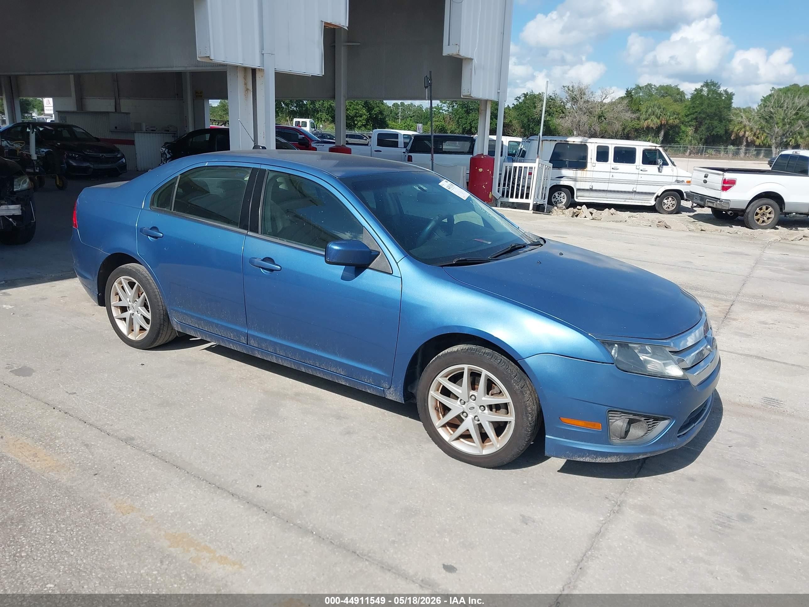 2010 Ford Fusion Se Blue vin: 3FAHP0HA2AR246731