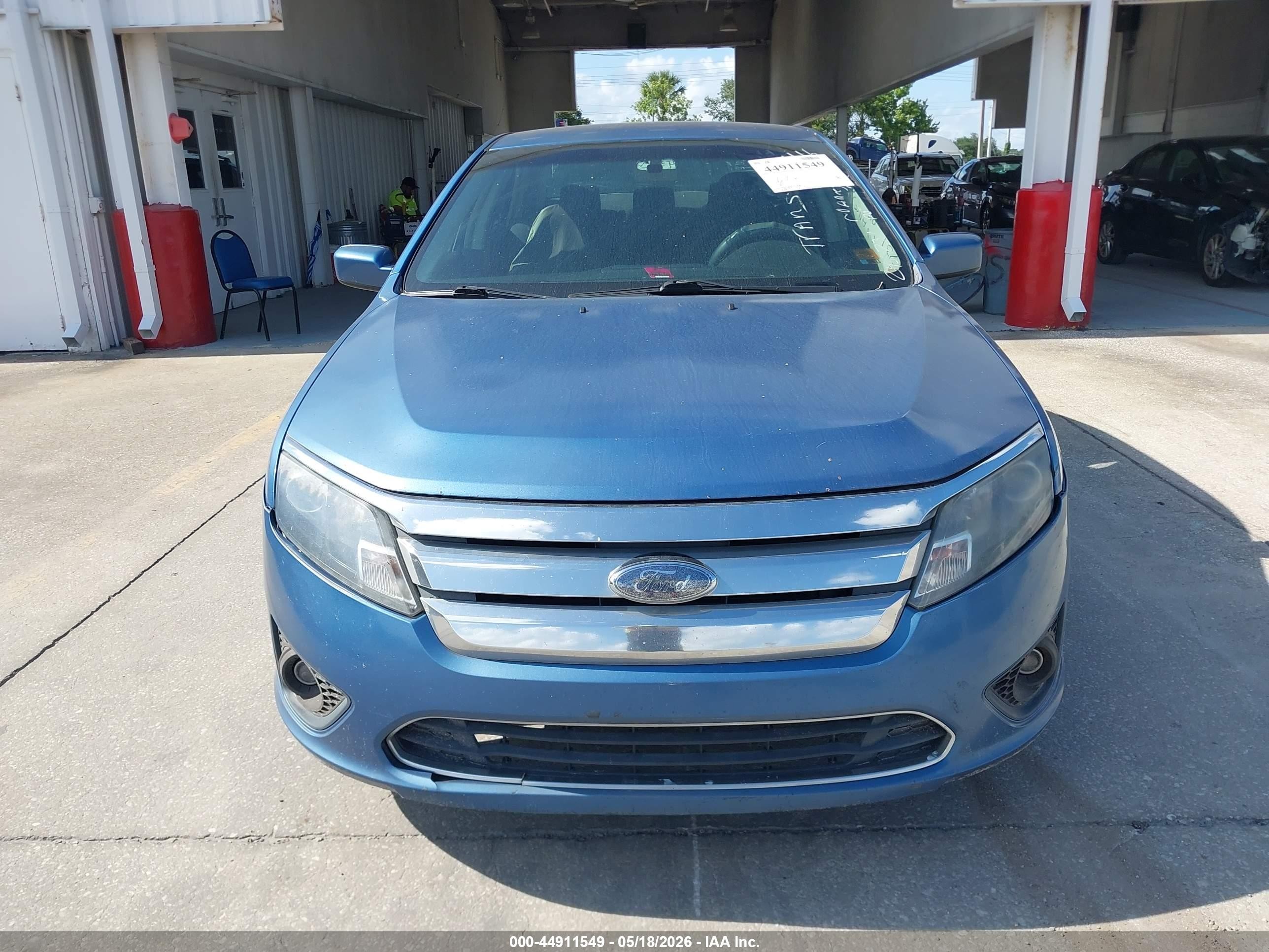 2010 Ford Fusion Se Blue vin: 3FAHP0HA2AR246731