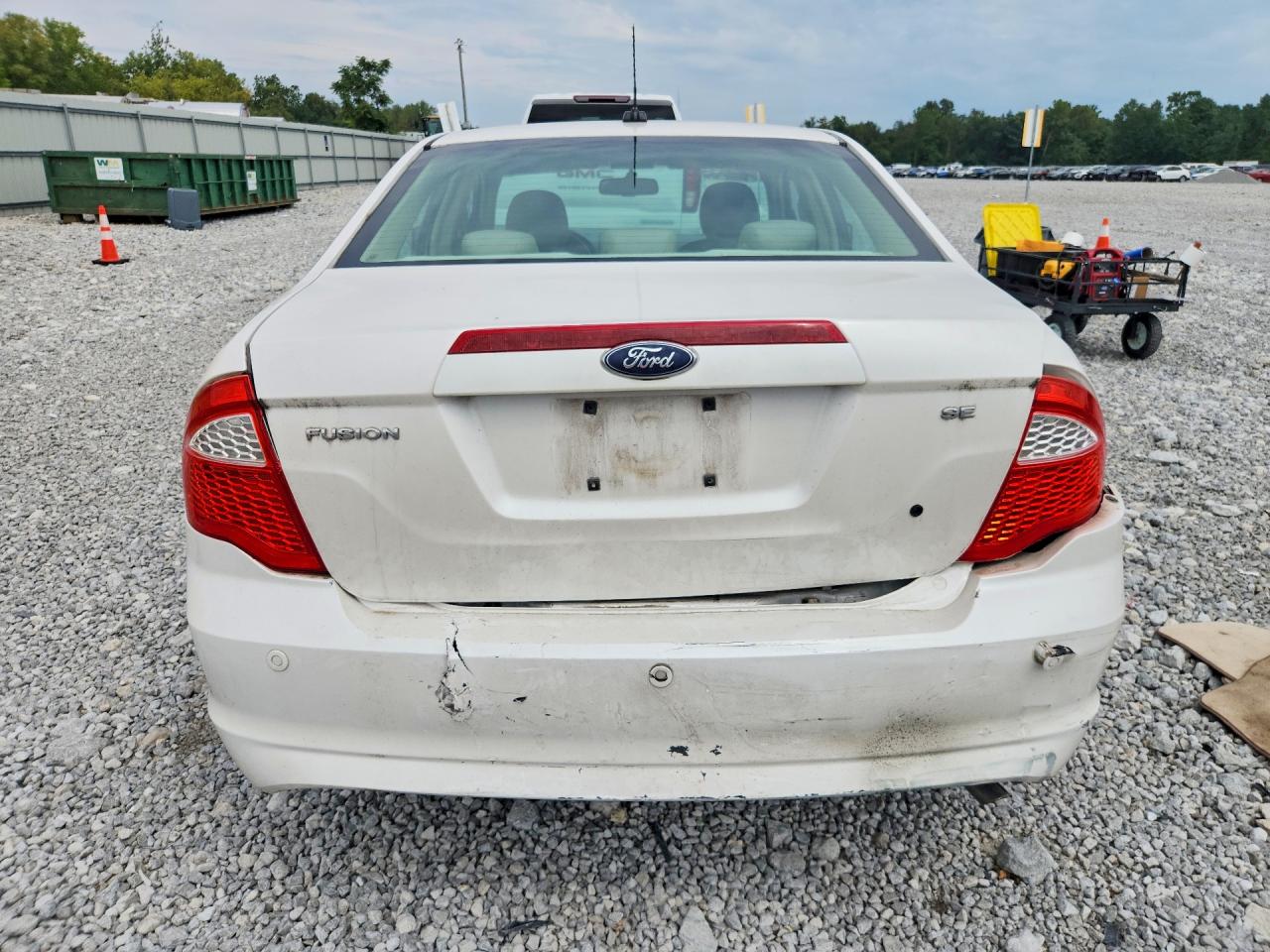 2010 Ford Fusion Se White vin: 3FAHP0HA2AR249242