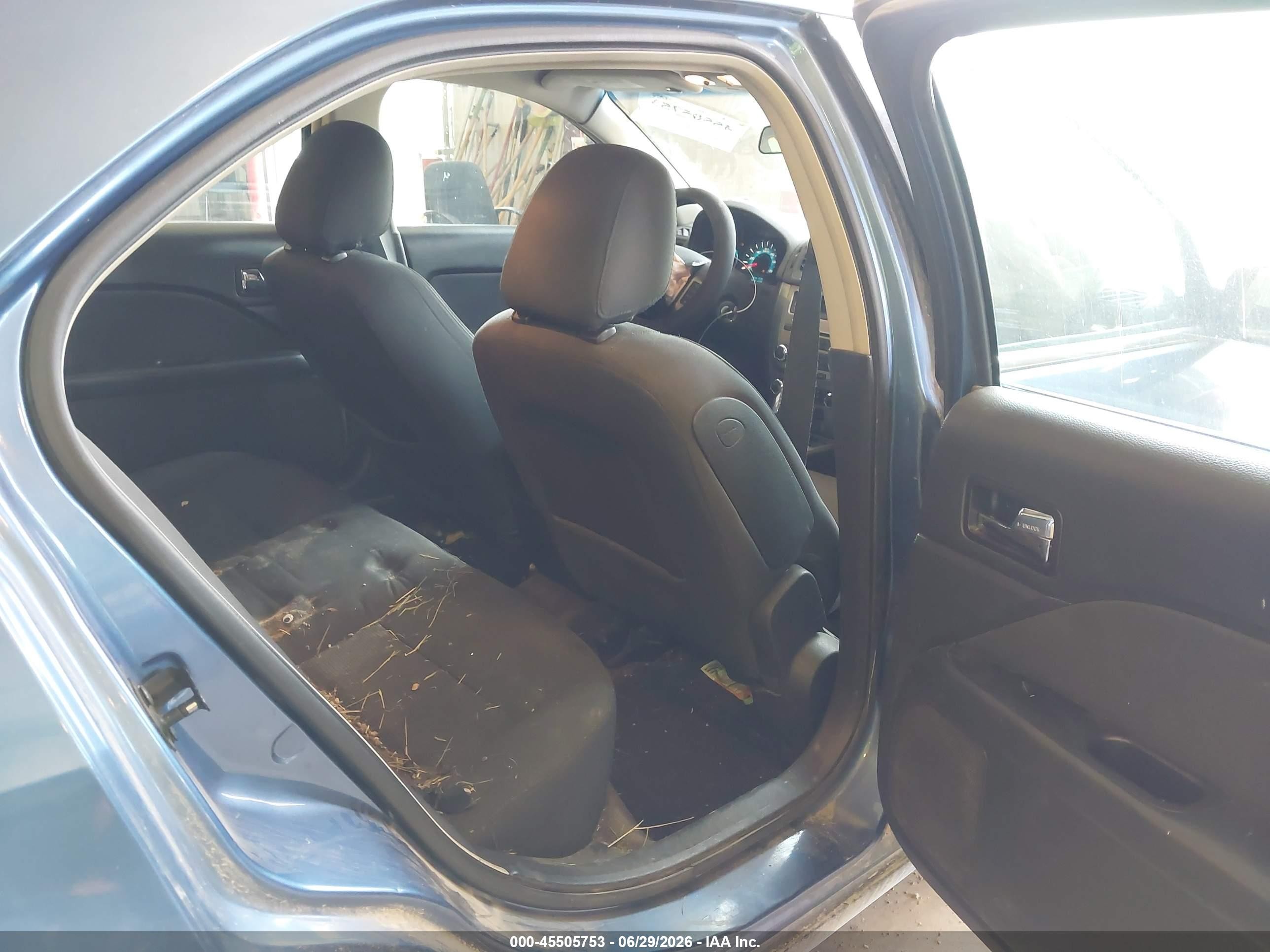 2010 Ford Fusion Se Blue vin: 3FAHP0HA2AR253310