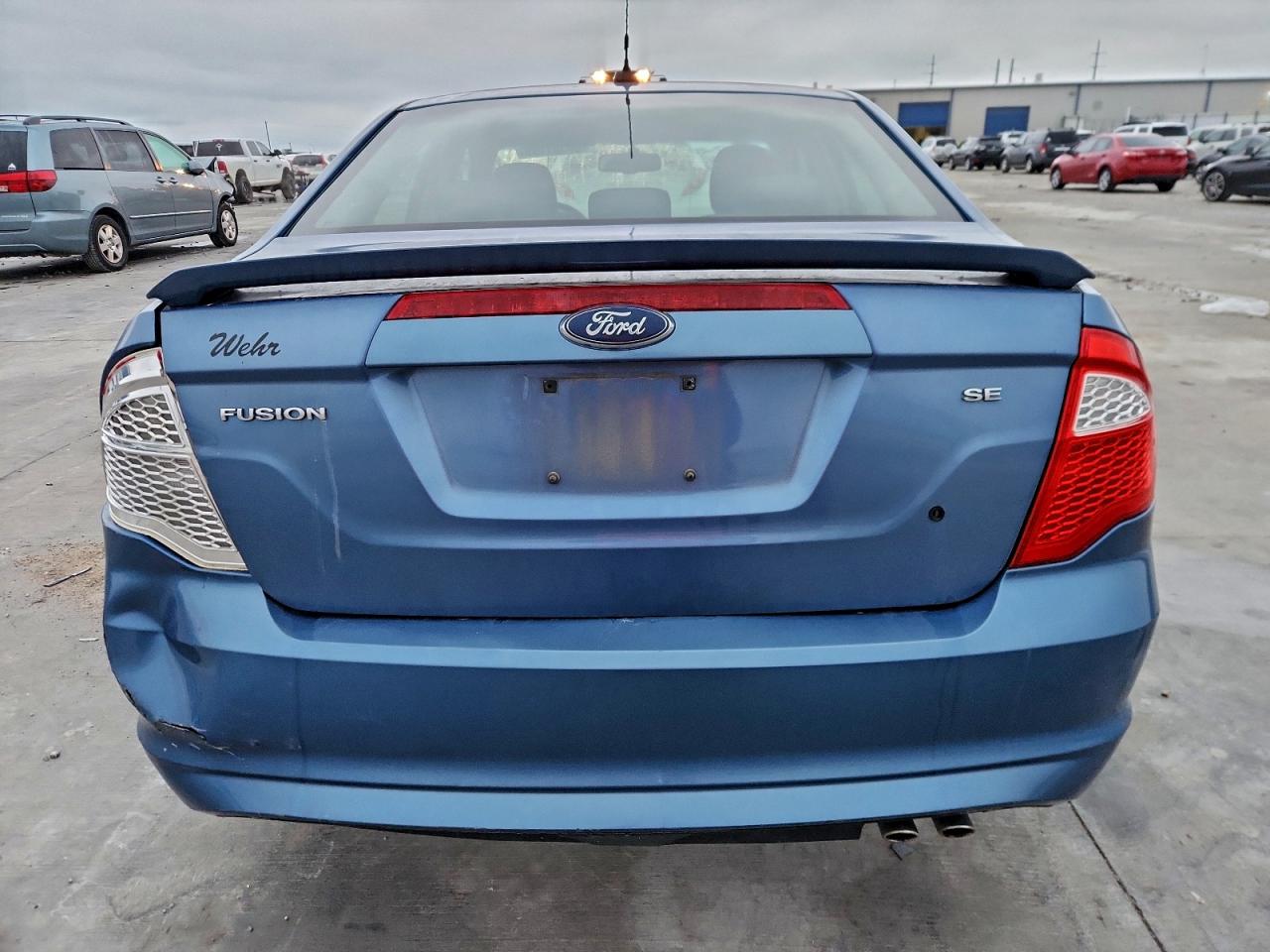 2010 Ford Fusion Se Blue vin: 3FAHP0HA2AR287568