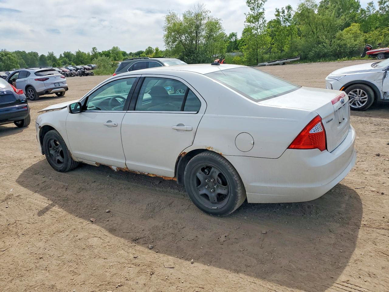 2010 Ford Fusion Se White vin: 3FAHP0HA2AR293483