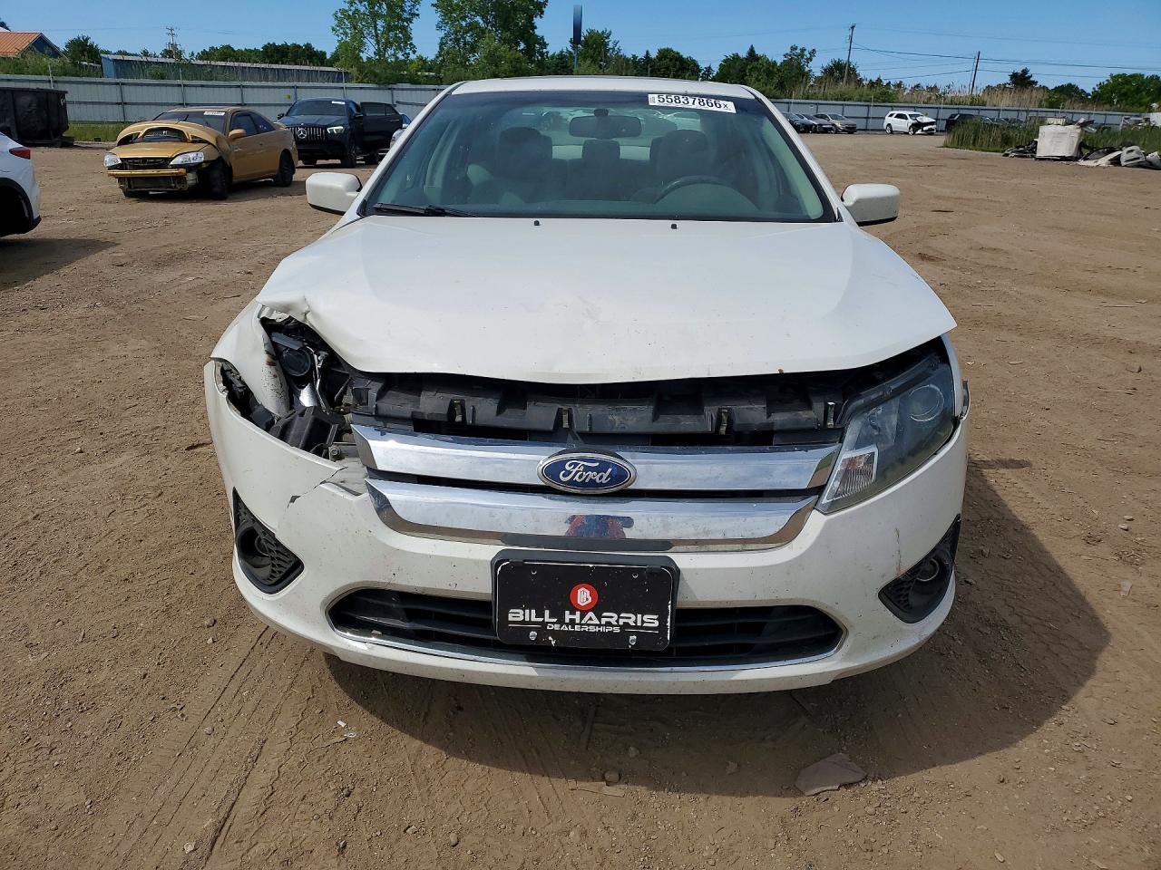 2010 Ford Fusion Se White vin: 3FAHP0HA2AR293483