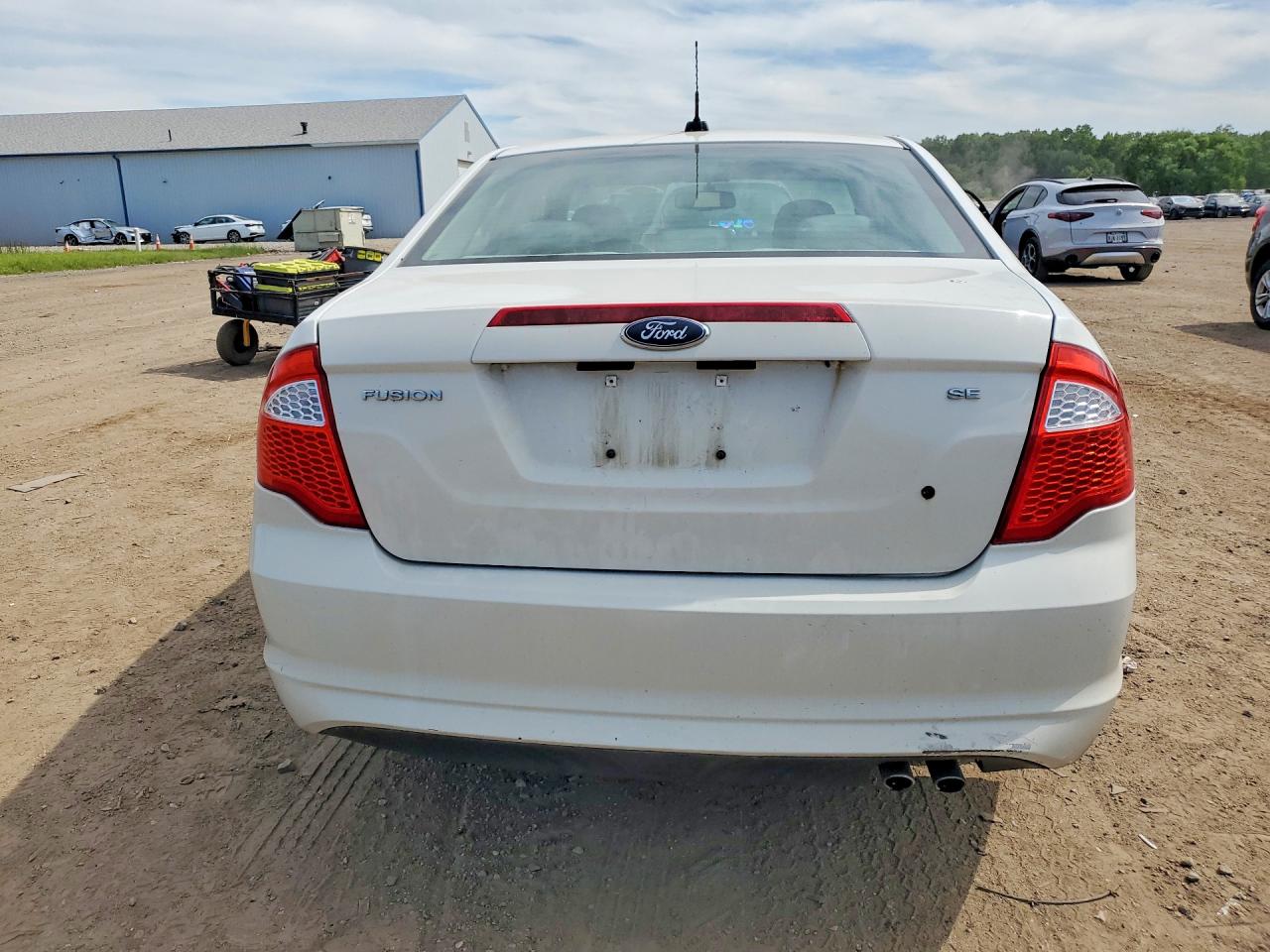 2010 Ford Fusion Se White vin: 3FAHP0HA2AR293483