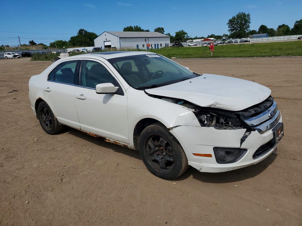 2010 Ford Fusion Se White vin: 3FAHP0HA2AR293483