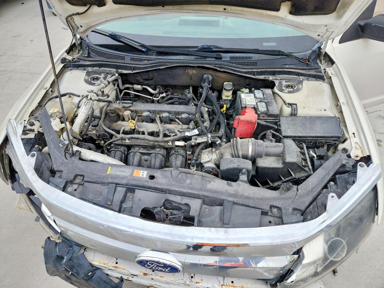 2010 Ford Fusion Se White vin: 3FAHP0HA2AR317880