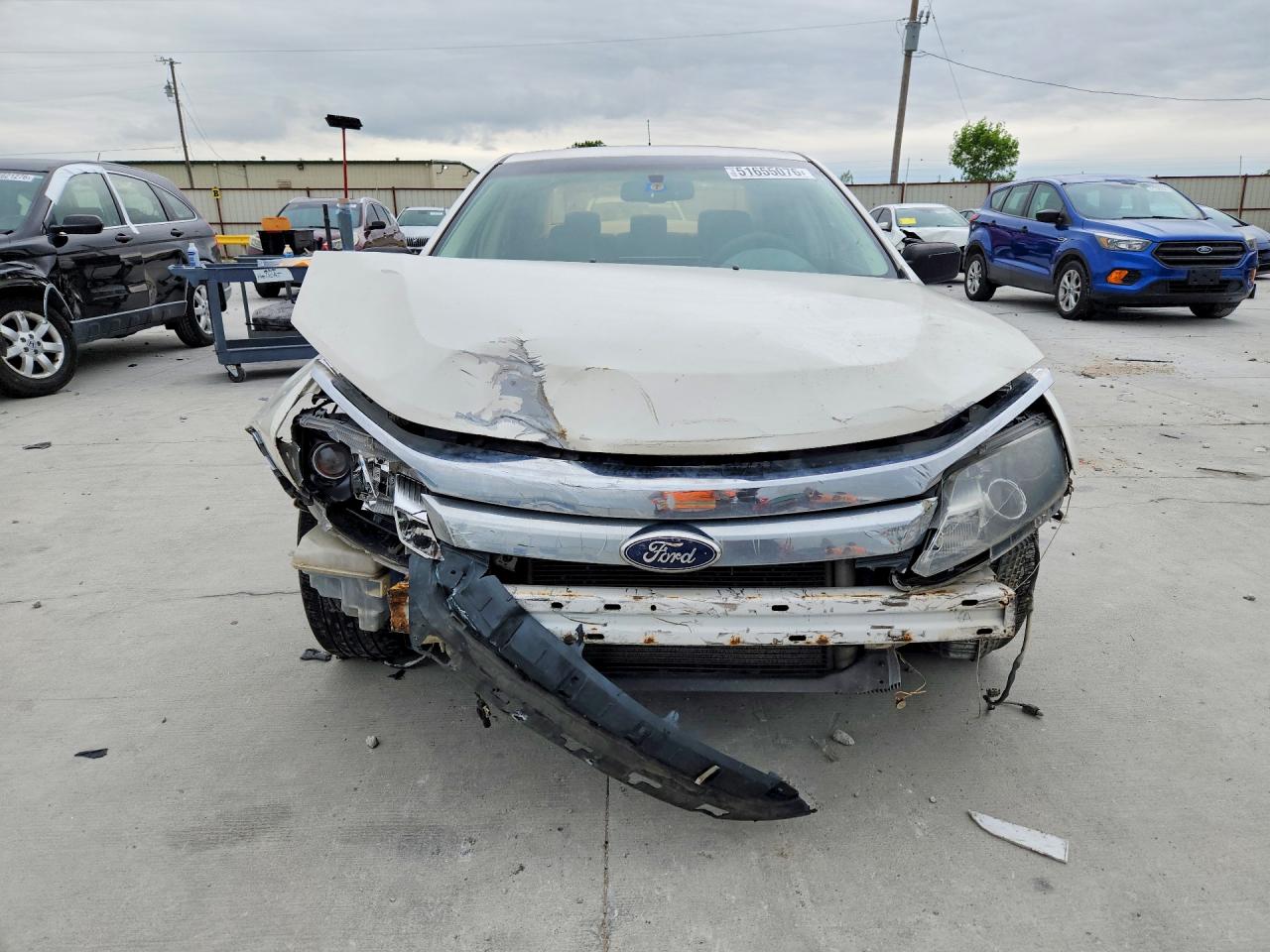 2010 Ford Fusion Se White vin: 3FAHP0HA2AR317880