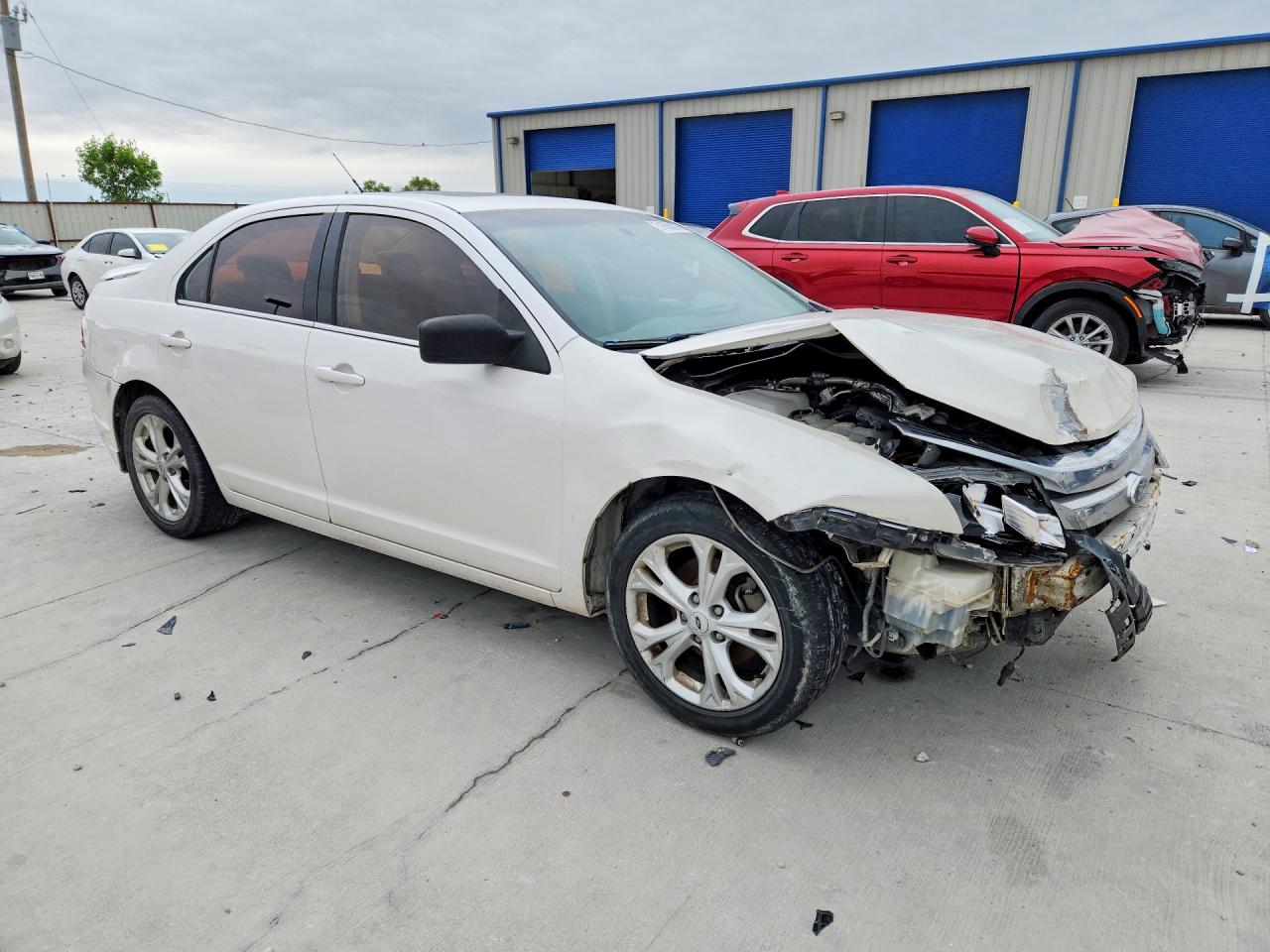 2010 Ford Fusion Se White vin: 3FAHP0HA2AR317880