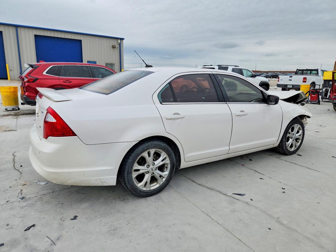2010 Ford Fusion Se White vin: 3FAHP0HA2AR317880