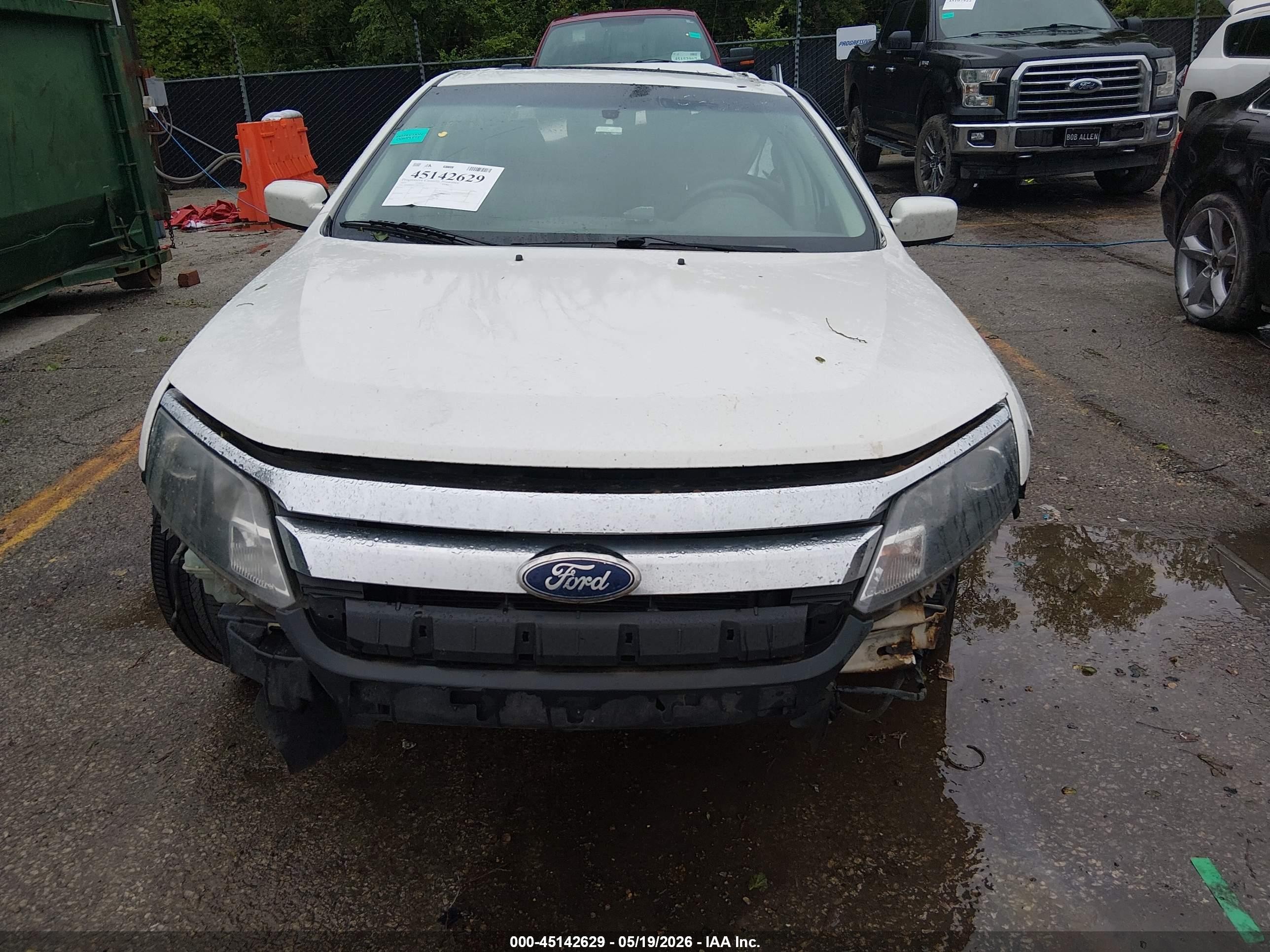2010 Ford Fusion Se White vin: 3FAHP0HA2AR350507