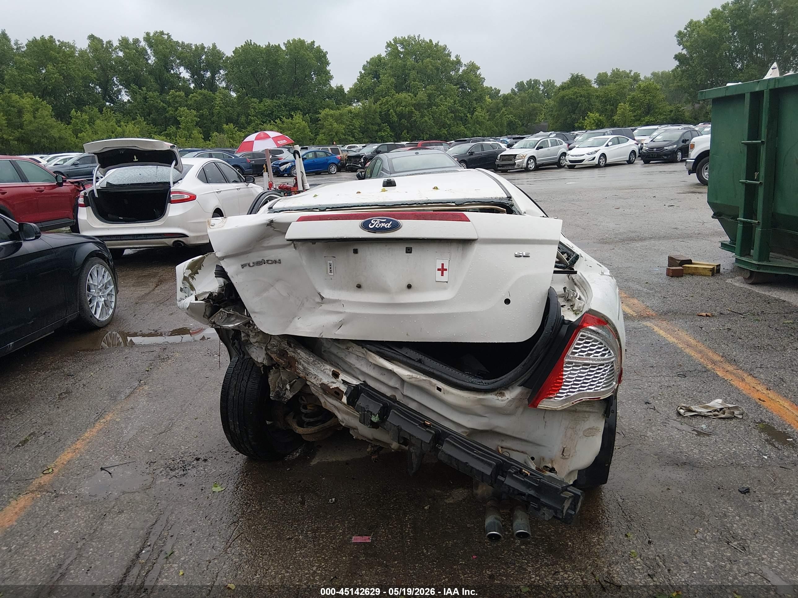 2010 Ford Fusion Se White vin: 3FAHP0HA2AR350507
