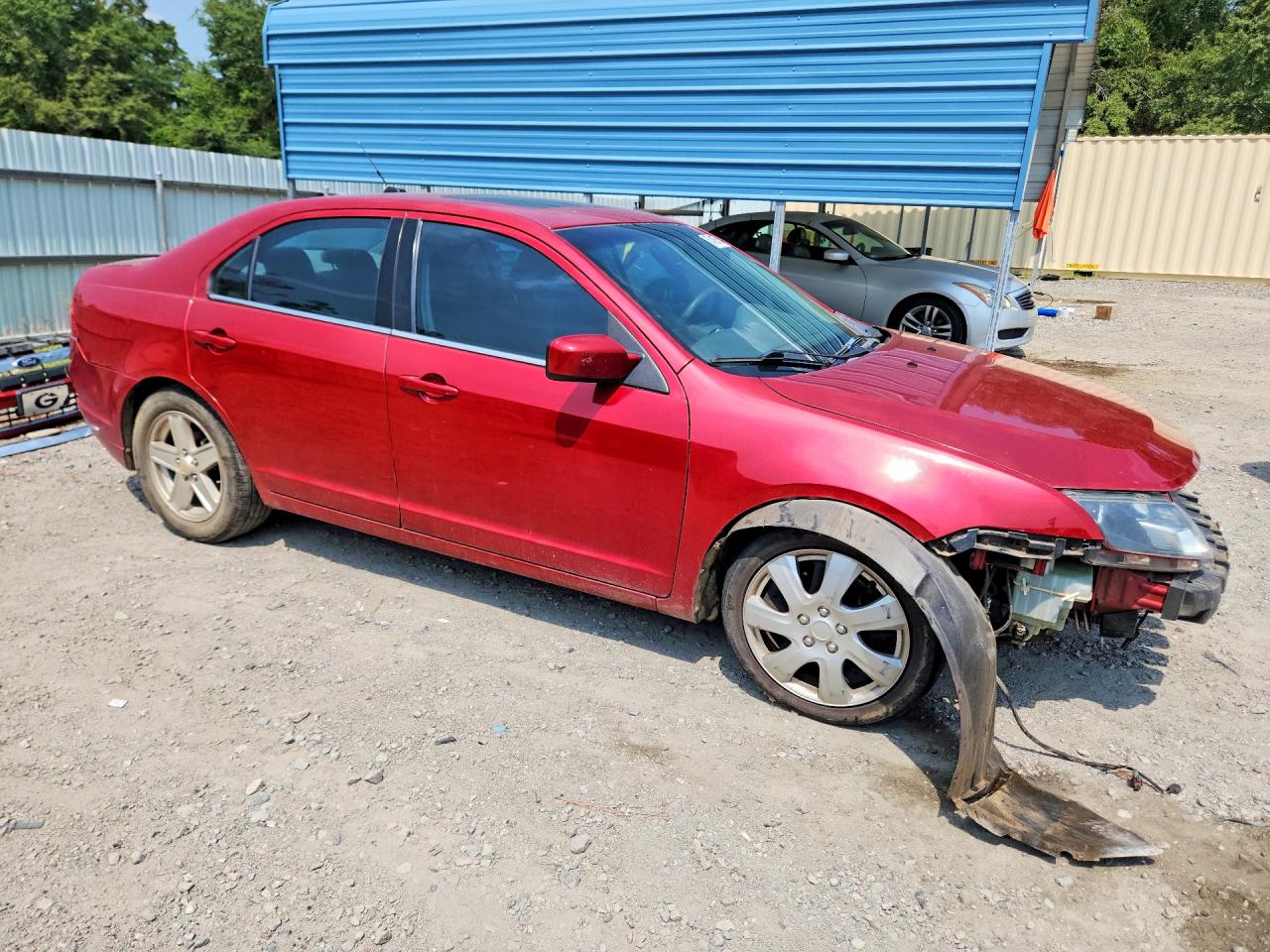 2010 Ford Fusion Se Red vin: 3FAHP0HA2AR350720