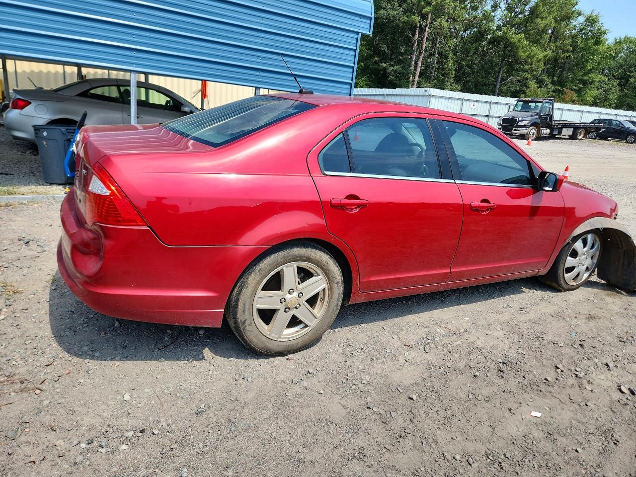 2010 Ford Fusion Se Red vin: 3FAHP0HA2AR350720