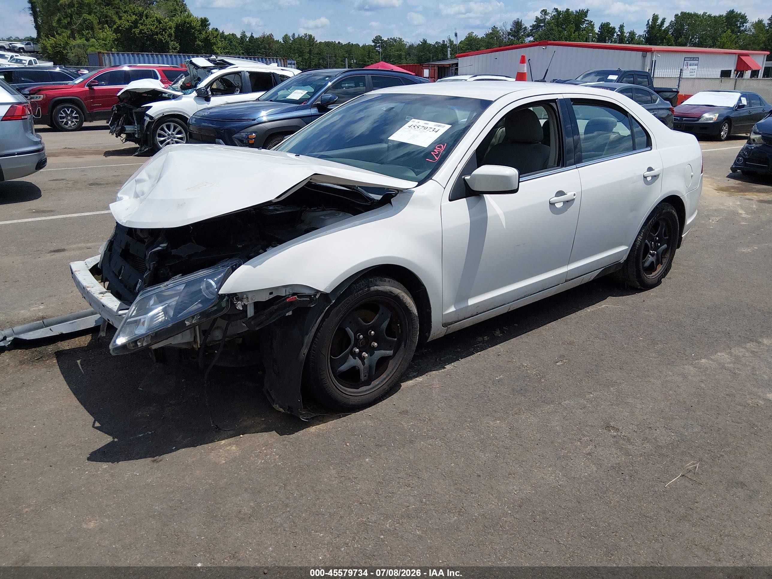 2010 Ford Fusion Se Белый vin: 3FAHP0HA2AR356890