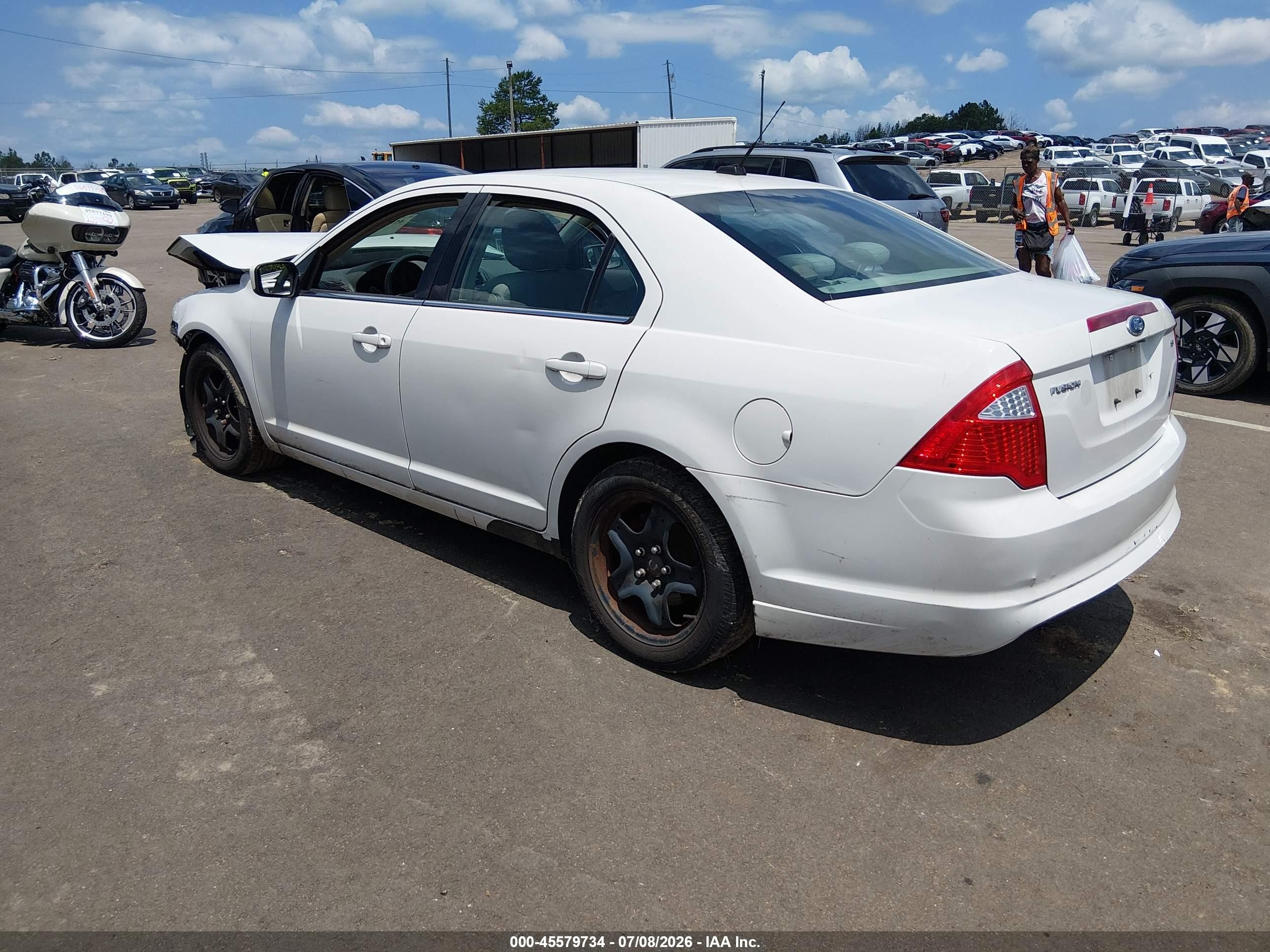 2010 Ford Fusion Se Белый vin: 3FAHP0HA2AR356890