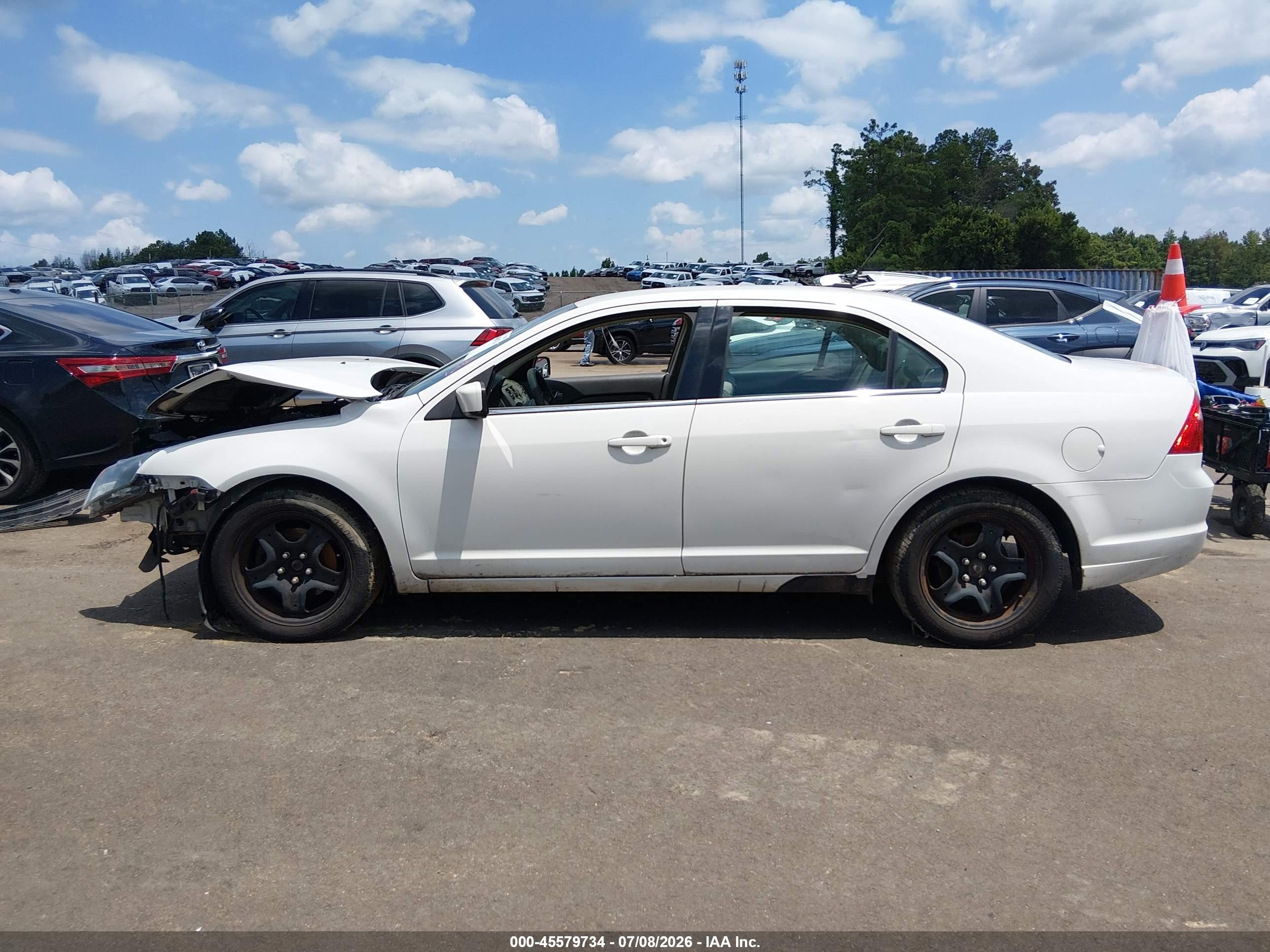 2010 Ford Fusion Se Белый vin: 3FAHP0HA2AR356890