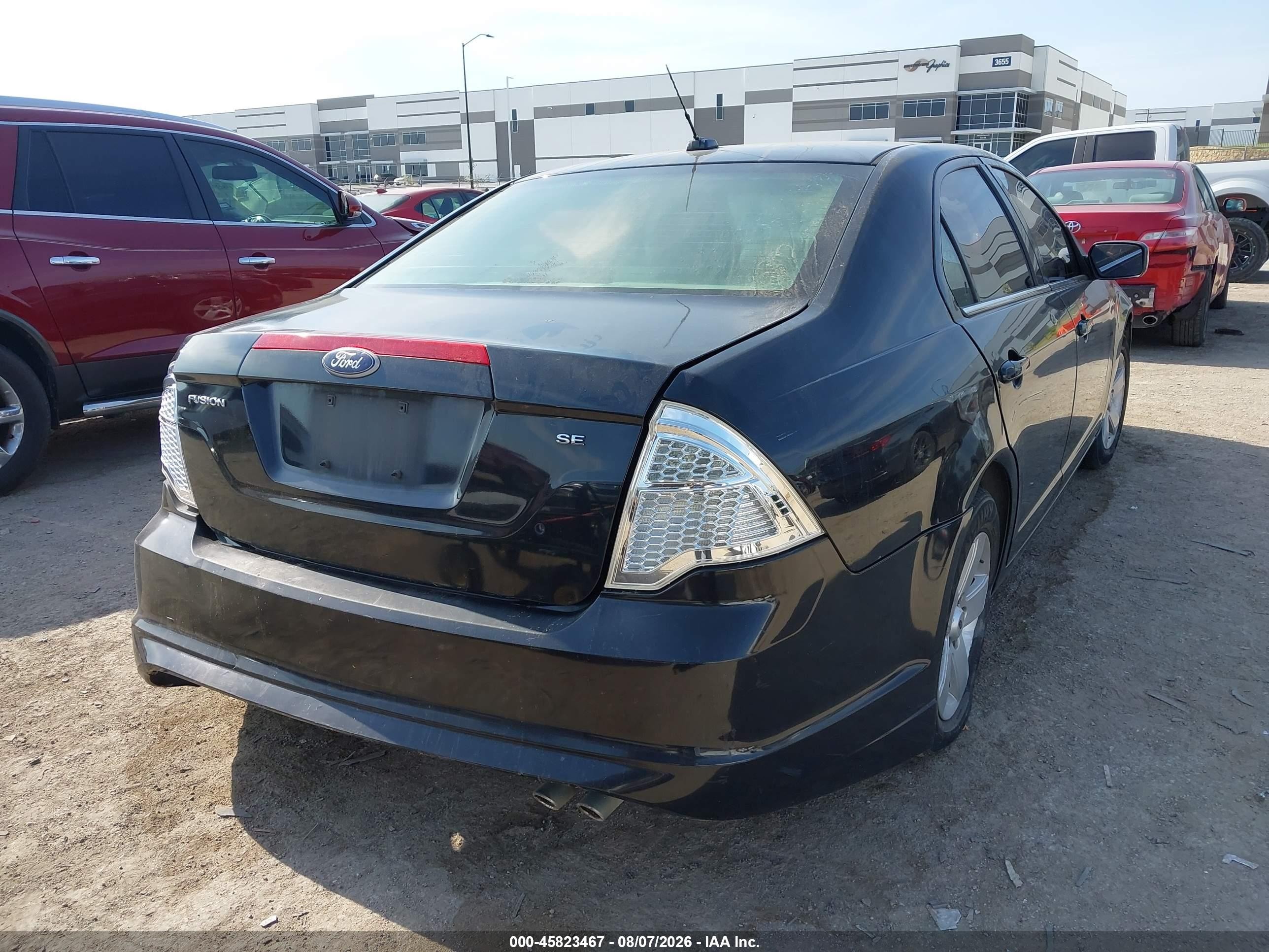 2010 Ford Fusion Se Black vin: 3FAHP0HA2AR408776