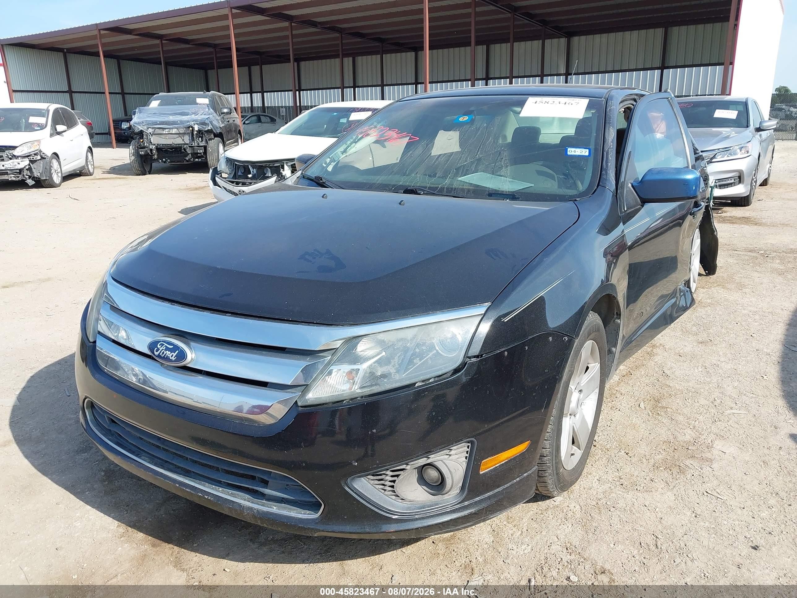 2010 Ford Fusion Se Black vin: 3FAHP0HA2AR408776
