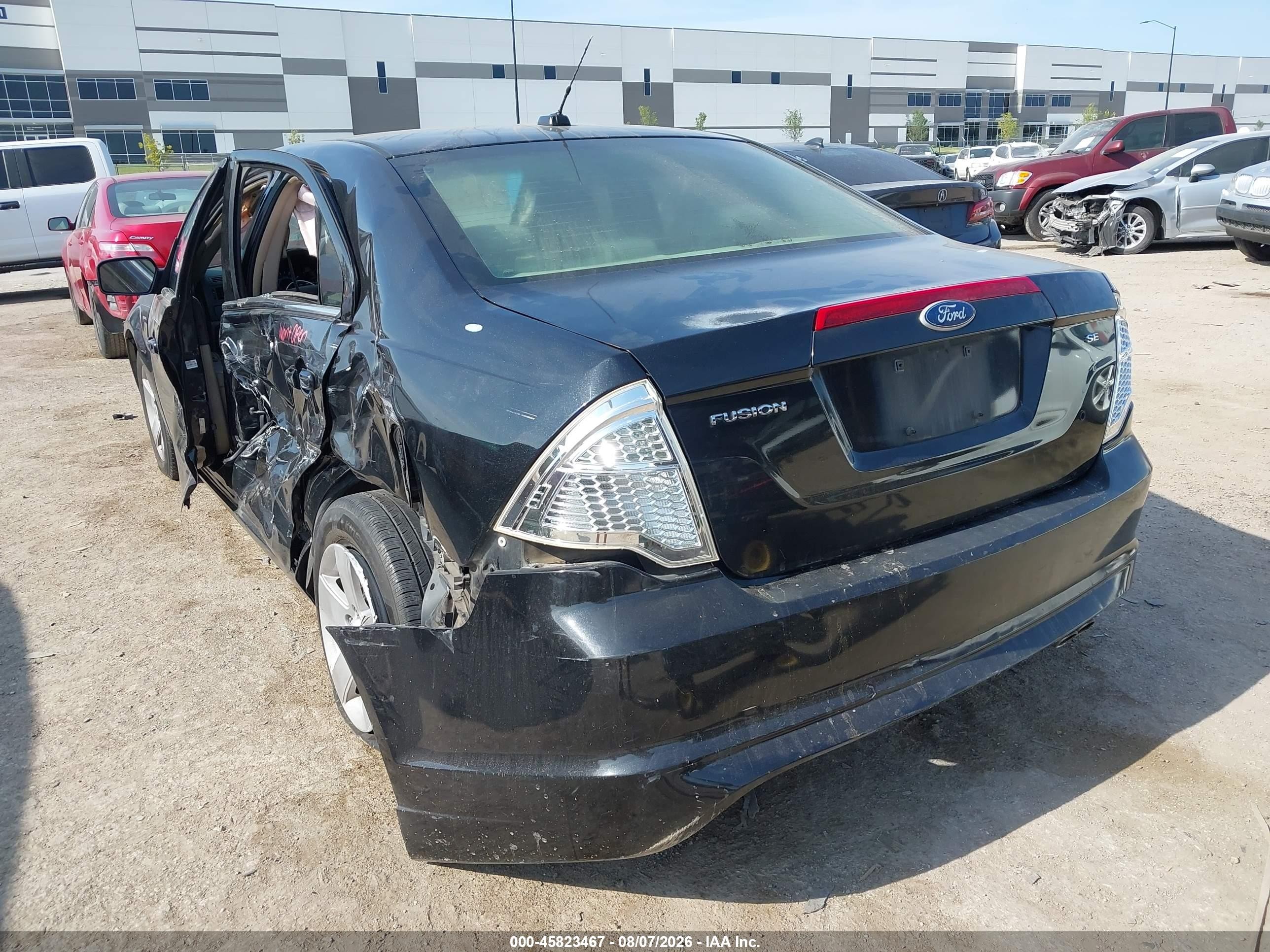 2010 Ford Fusion Se Black vin: 3FAHP0HA2AR408776