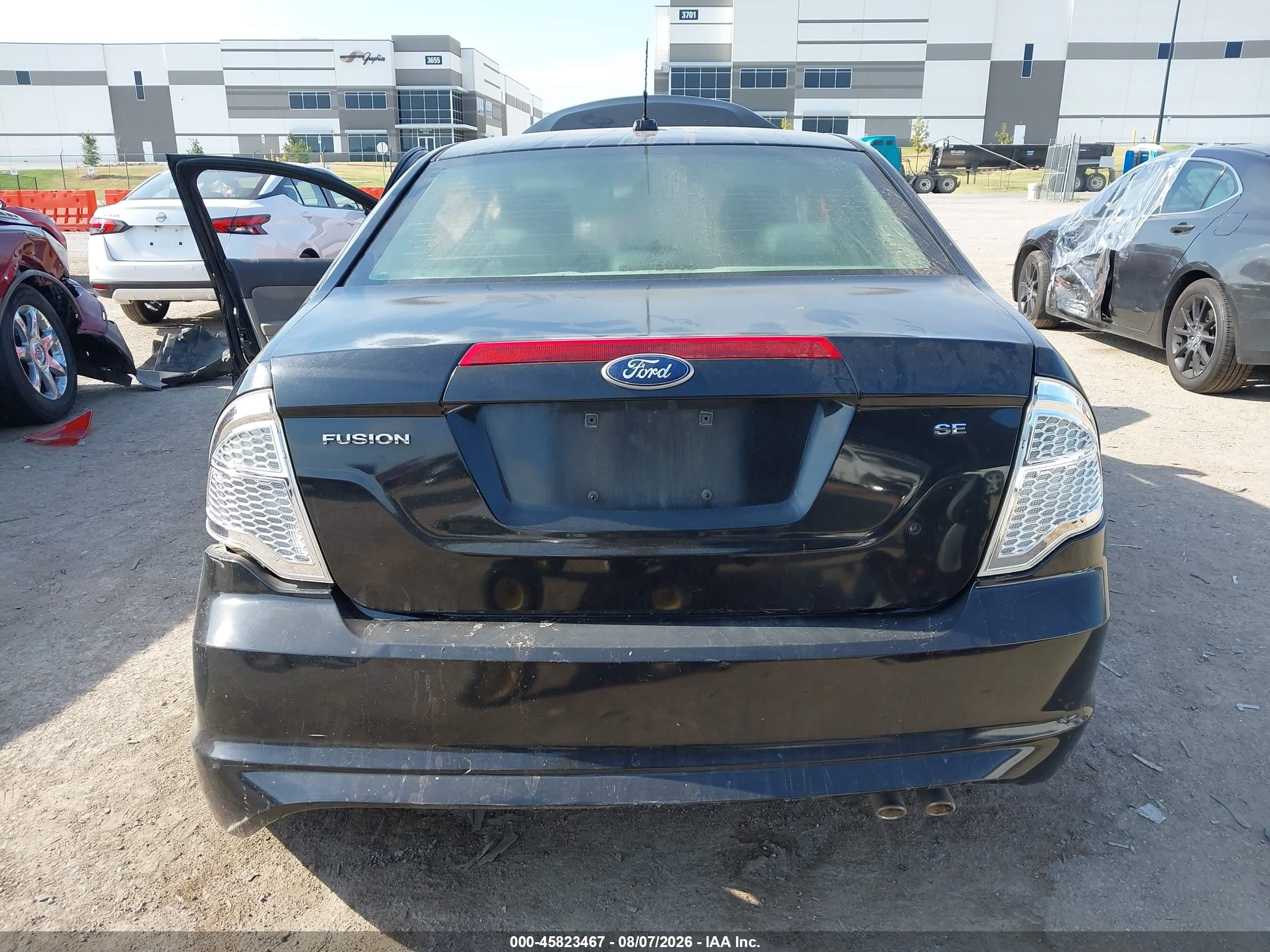 2010 Ford Fusion Se Black vin: 3FAHP0HA2AR408776