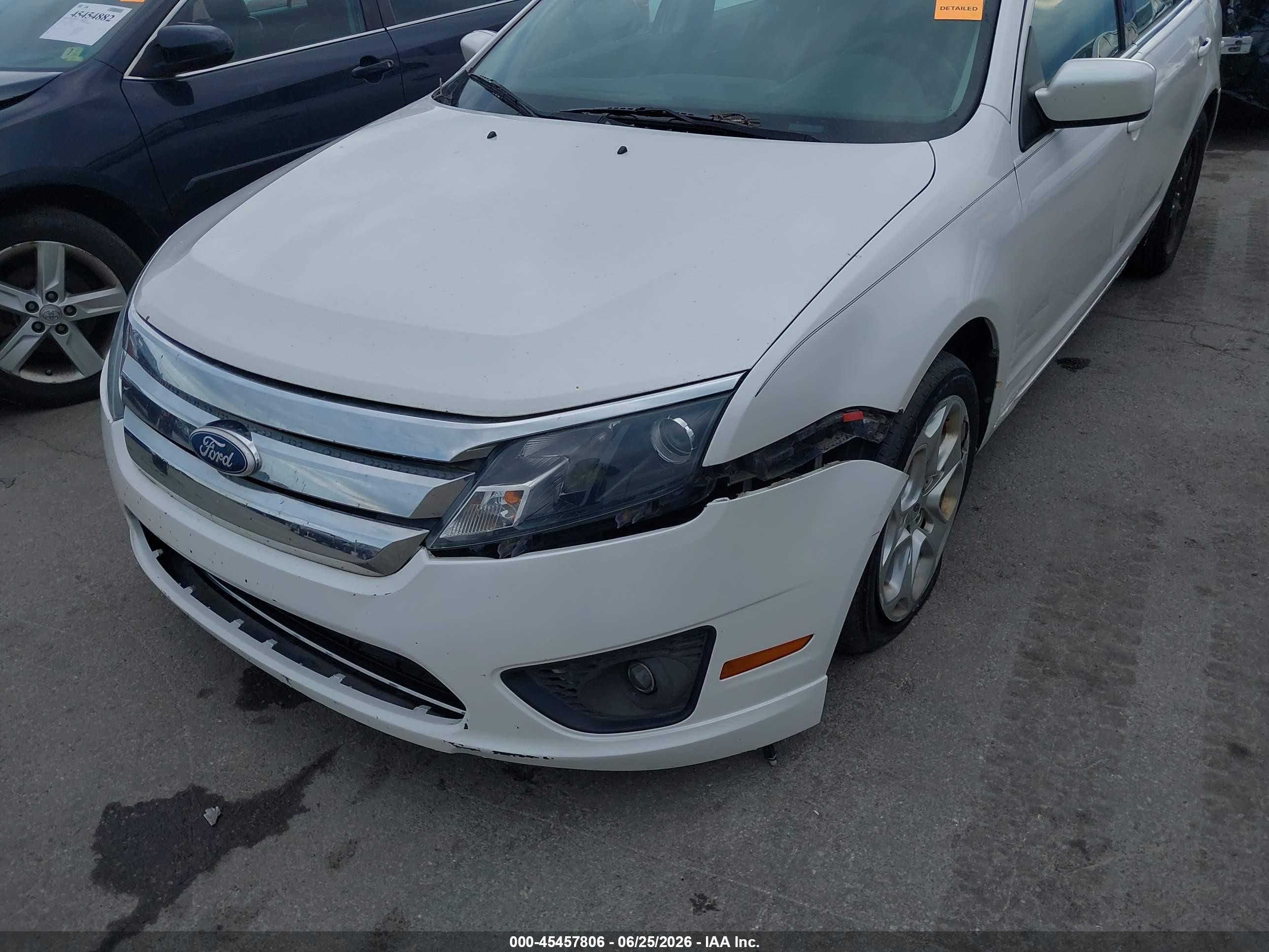 2010 Ford Fusion Se White vin: 3FAHP0HA2AR428252