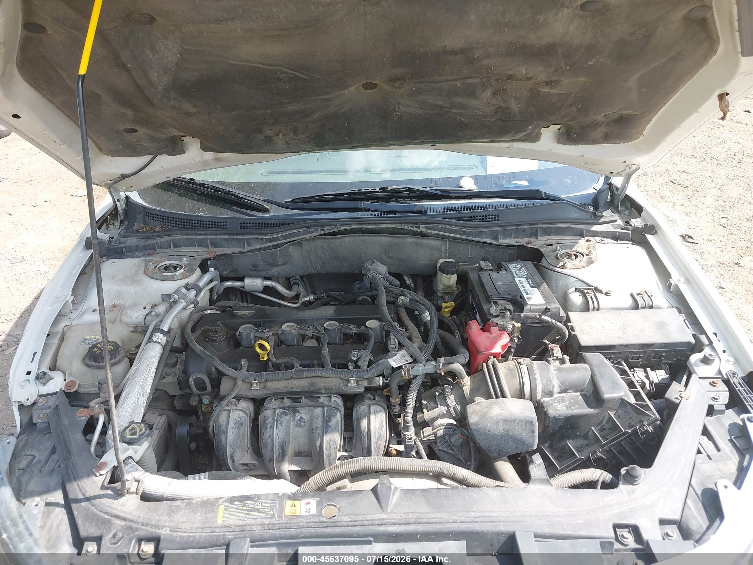 2011 Ford Fusion Se White vin: 3FAHP0HA2BR100413