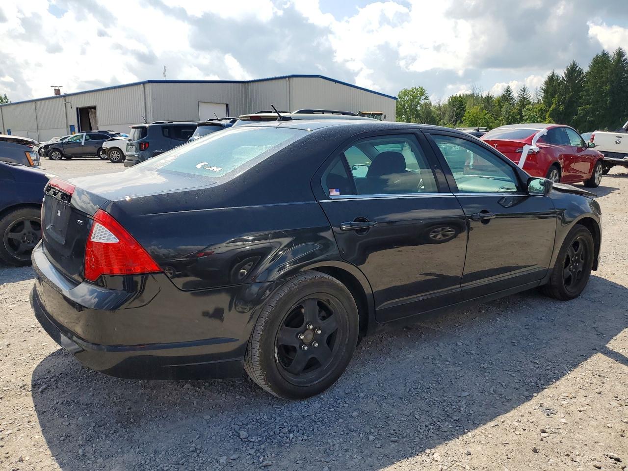 2011 Ford Fusion Se Black vin: 3FAHP0HA2BR111749
