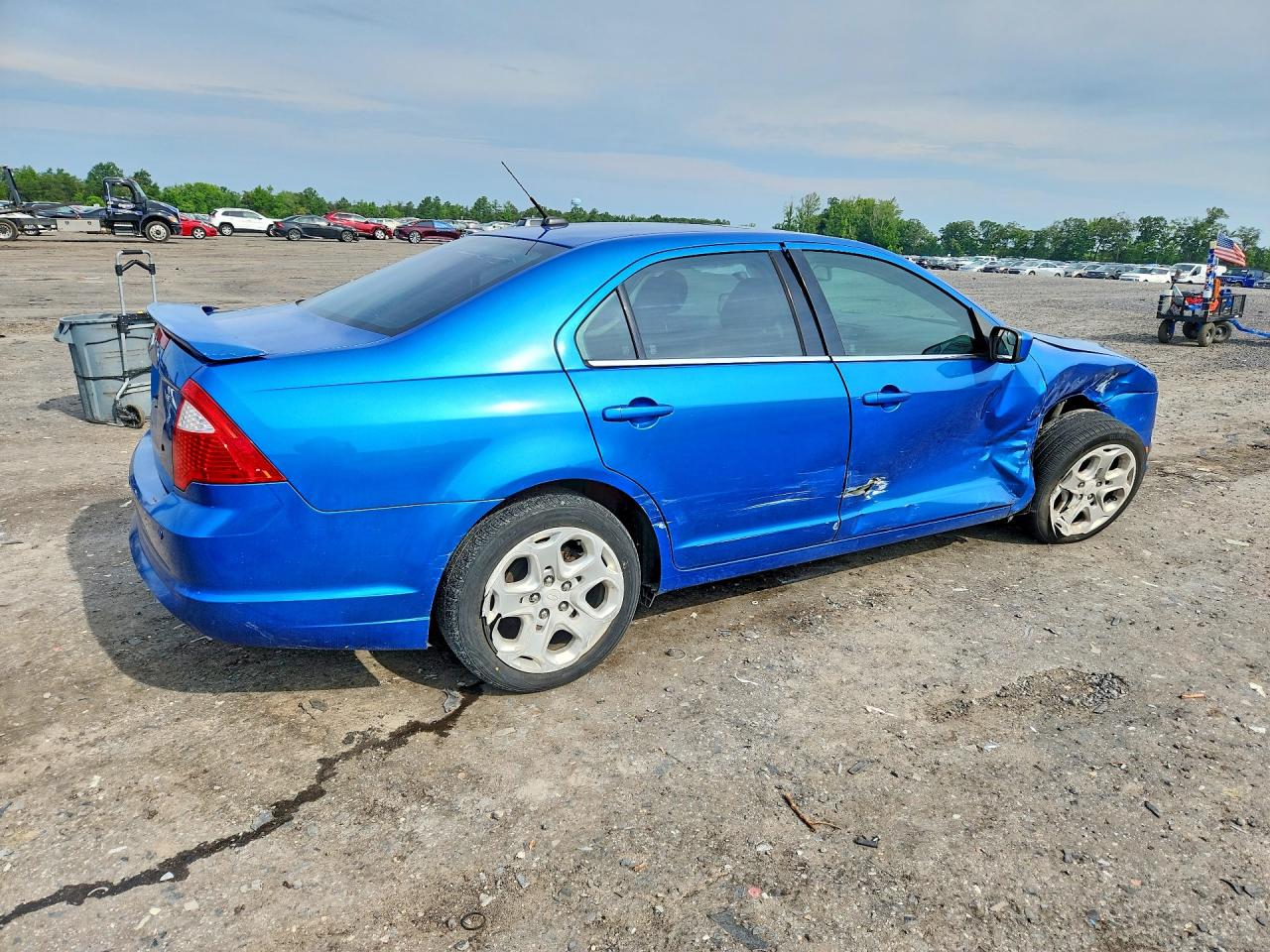 2011 Ford Fusion Se Blue vin: 3FAHP0HA2BR119706