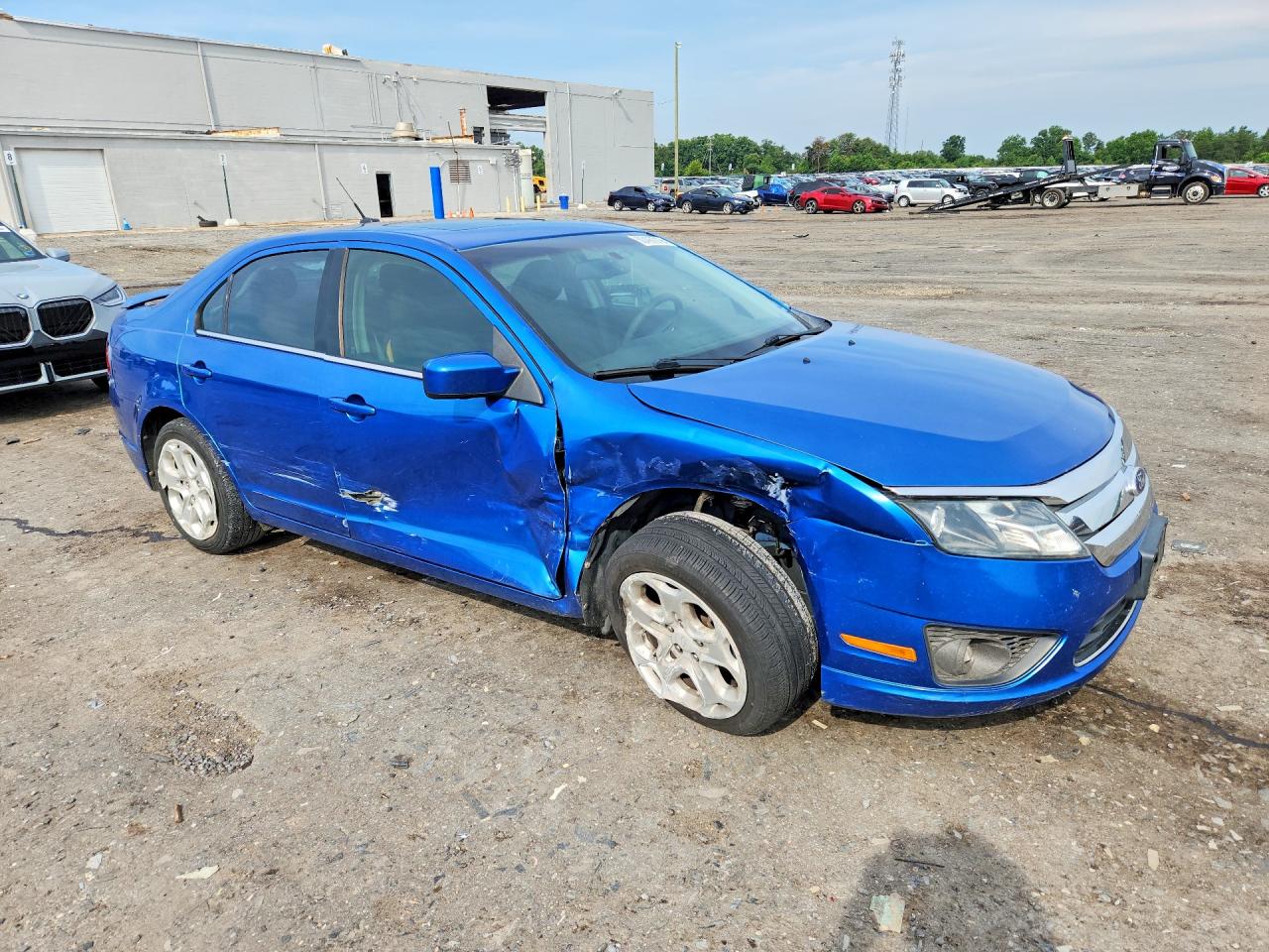 2011 Ford Fusion Se Blue vin: 3FAHP0HA2BR119706
