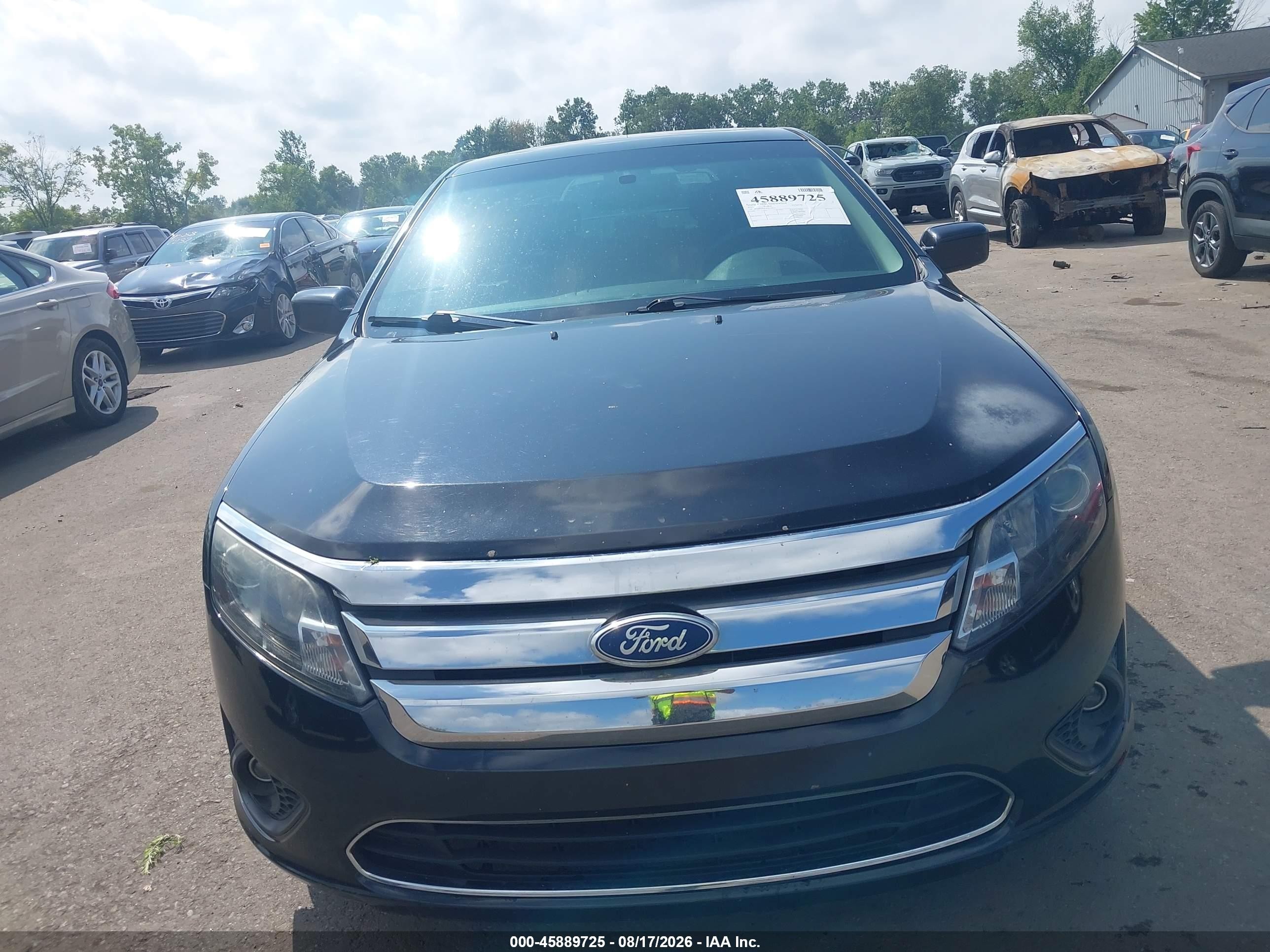 2011 Ford Fusion Se Черный vin: 3FAHP0HA2BR120614