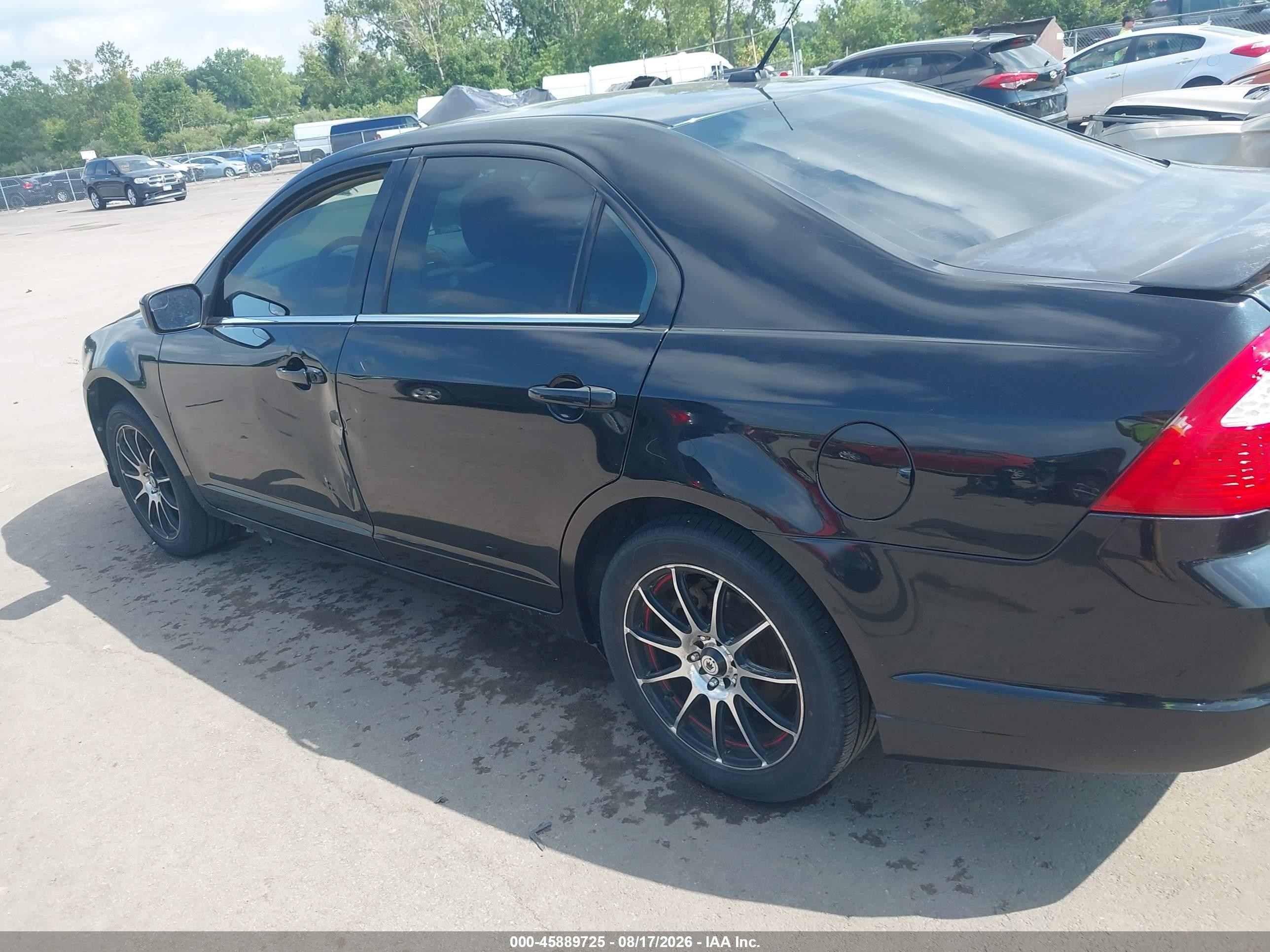 2011 Ford Fusion Se Черный vin: 3FAHP0HA2BR120614