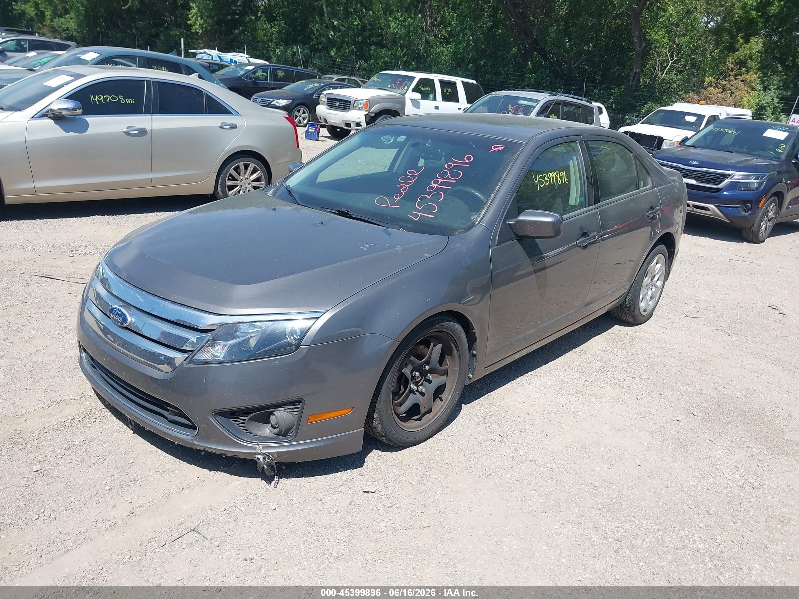 2011 Ford Fusion Se Gray vin: 3FAHP0HA2BR183583