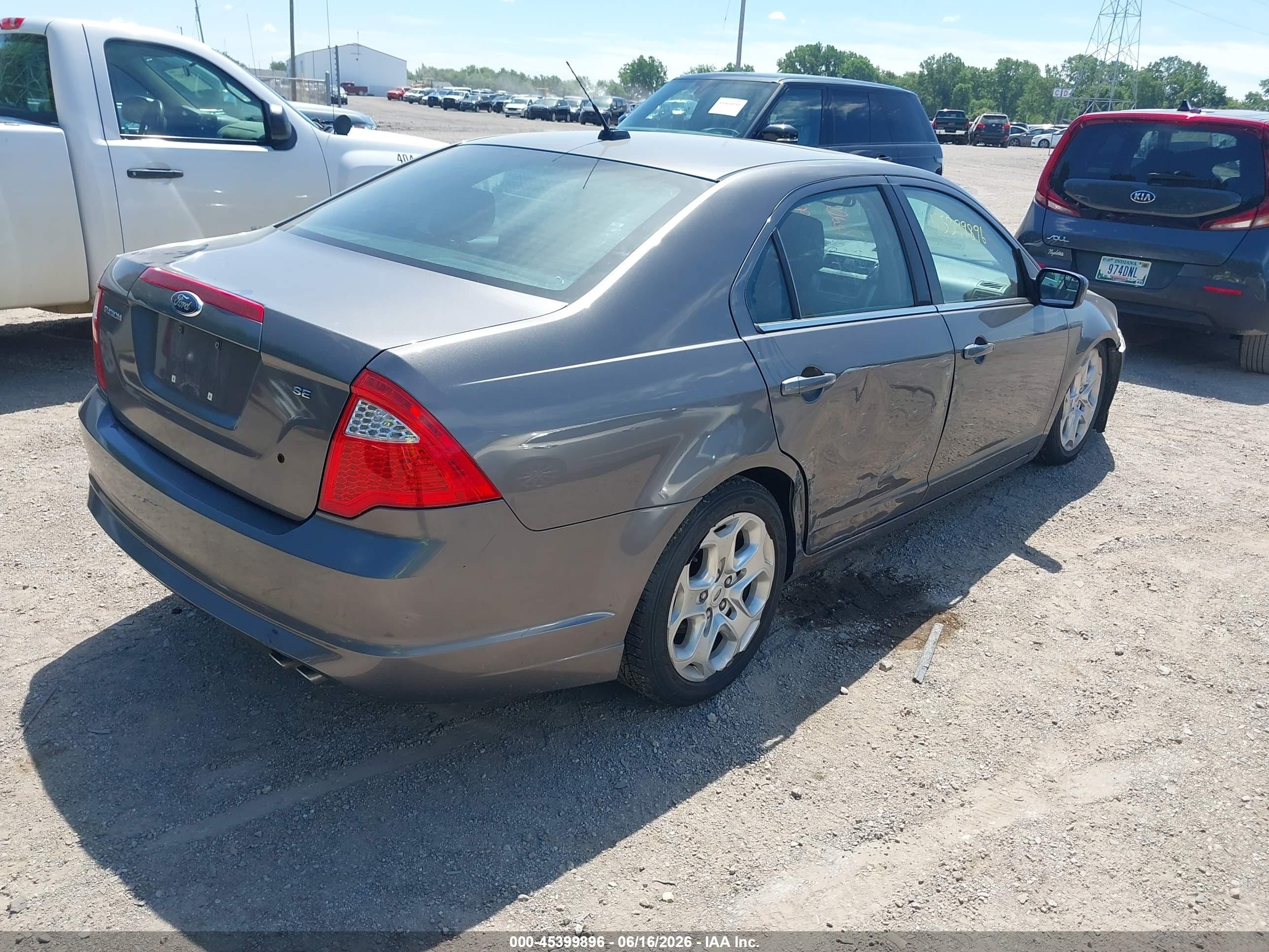 2011 Ford Fusion Se Gray vin: 3FAHP0HA2BR183583