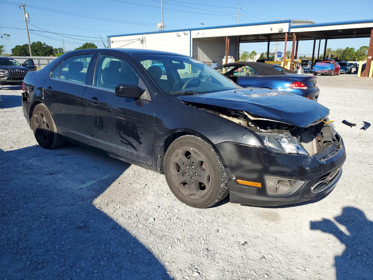 2011 Ford Fusion Se Black vin: 3FAHP0HA2BR191635