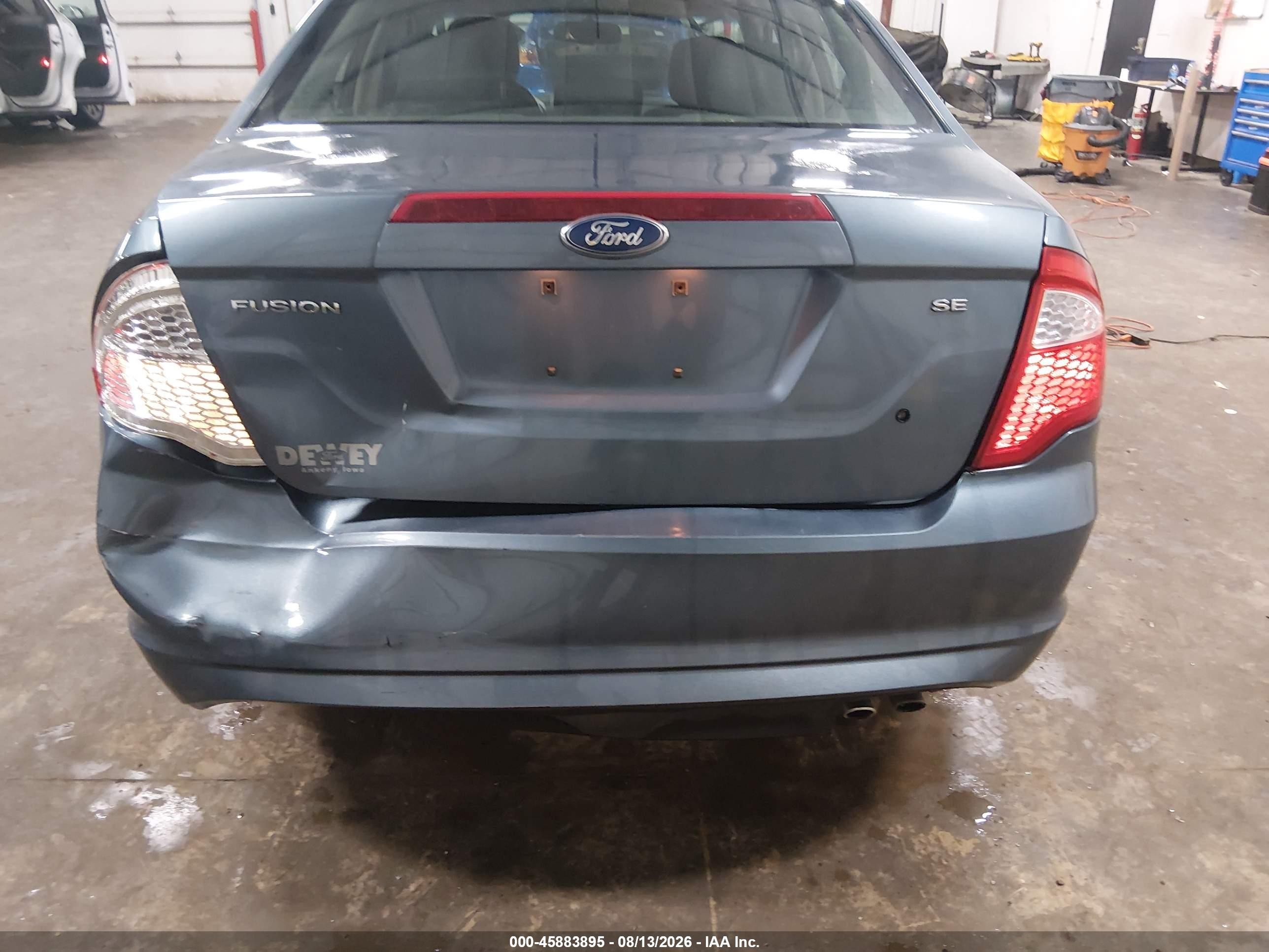2011 Ford Fusion Se Light Blue vin: 3FAHP0HA2BR201192