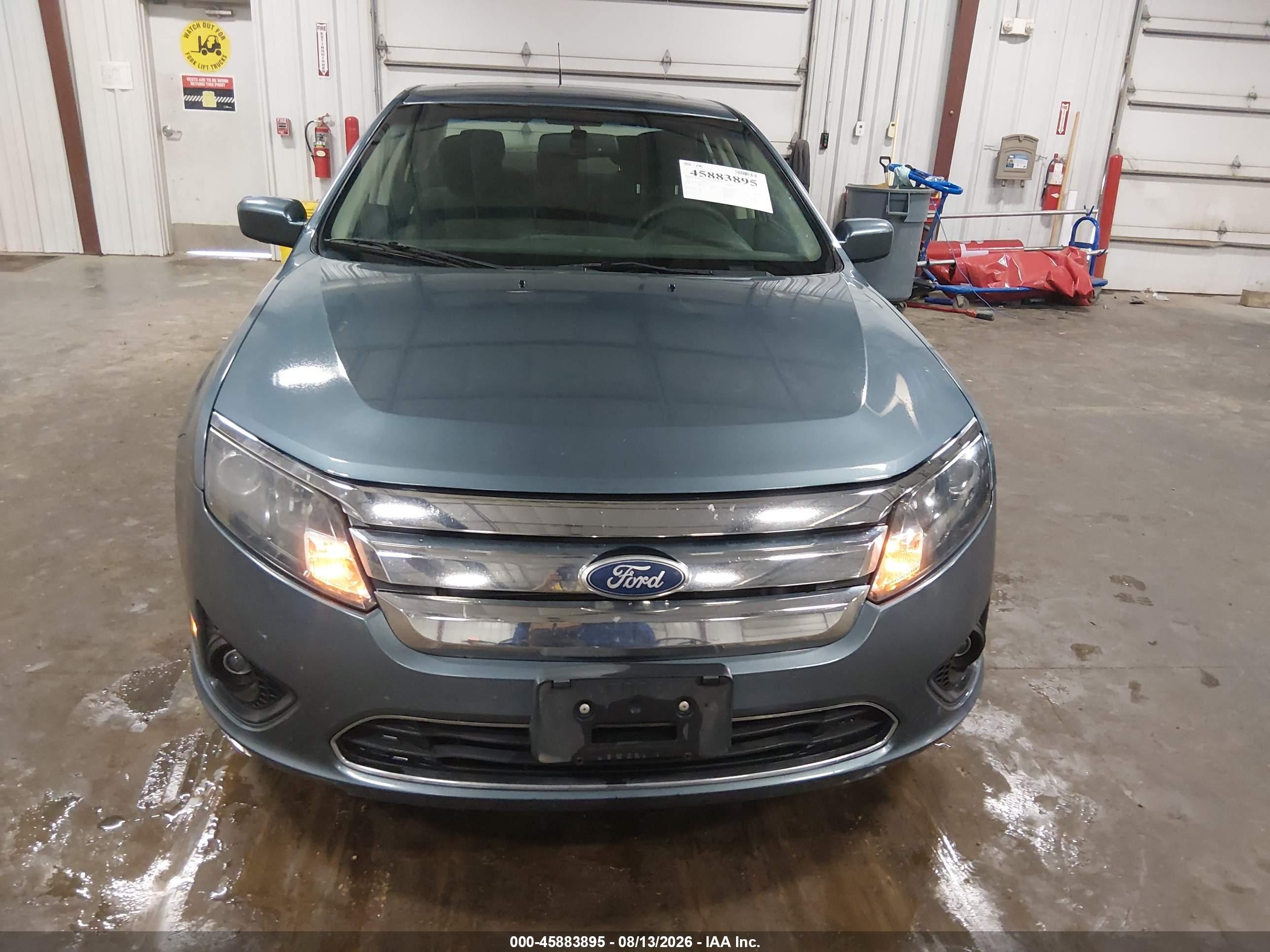 2011 Ford Fusion Se Light Blue vin: 3FAHP0HA2BR201192