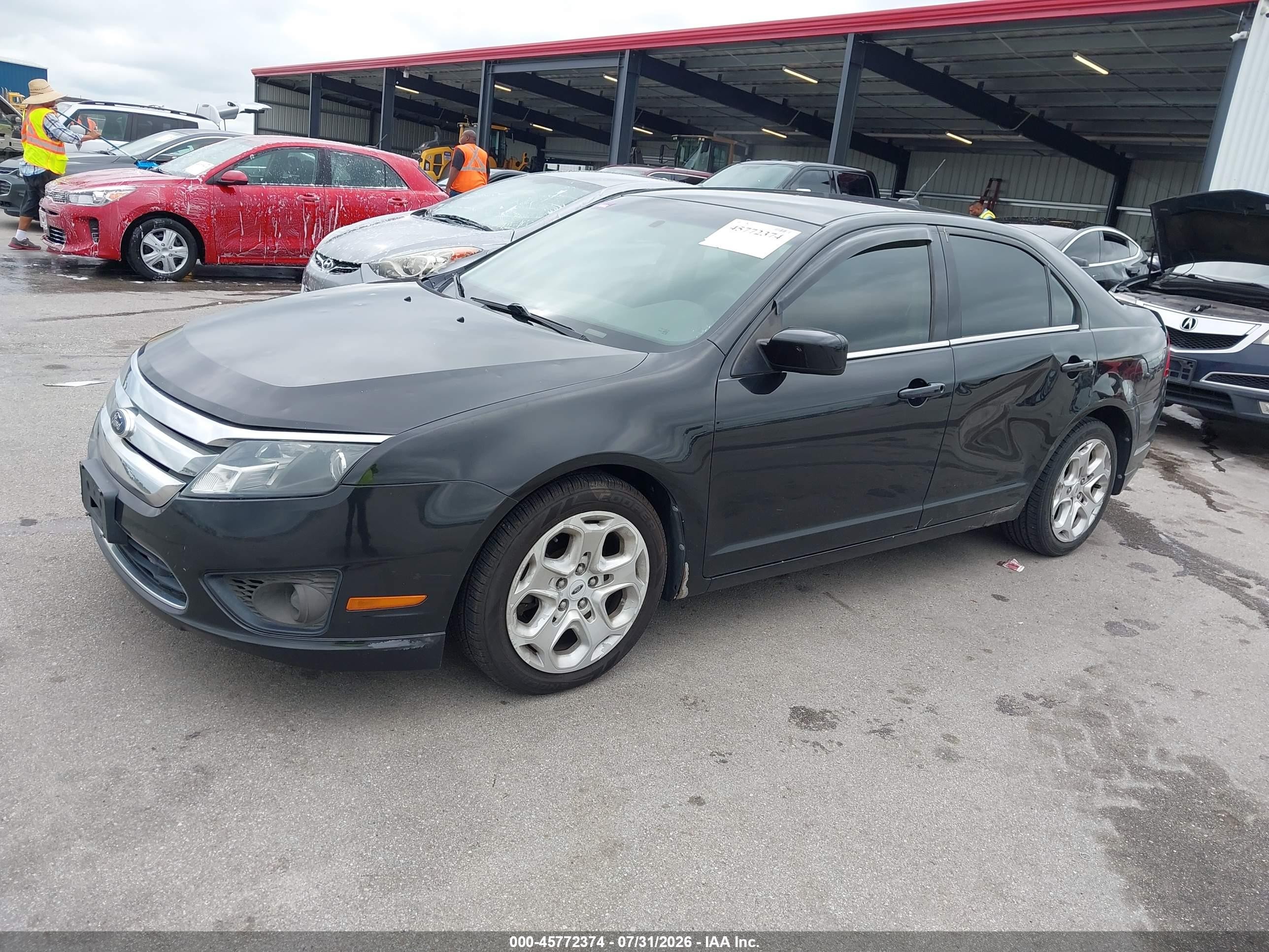 2011 Ford Fusion Se Black vin: 3FAHP0HA2BR234550