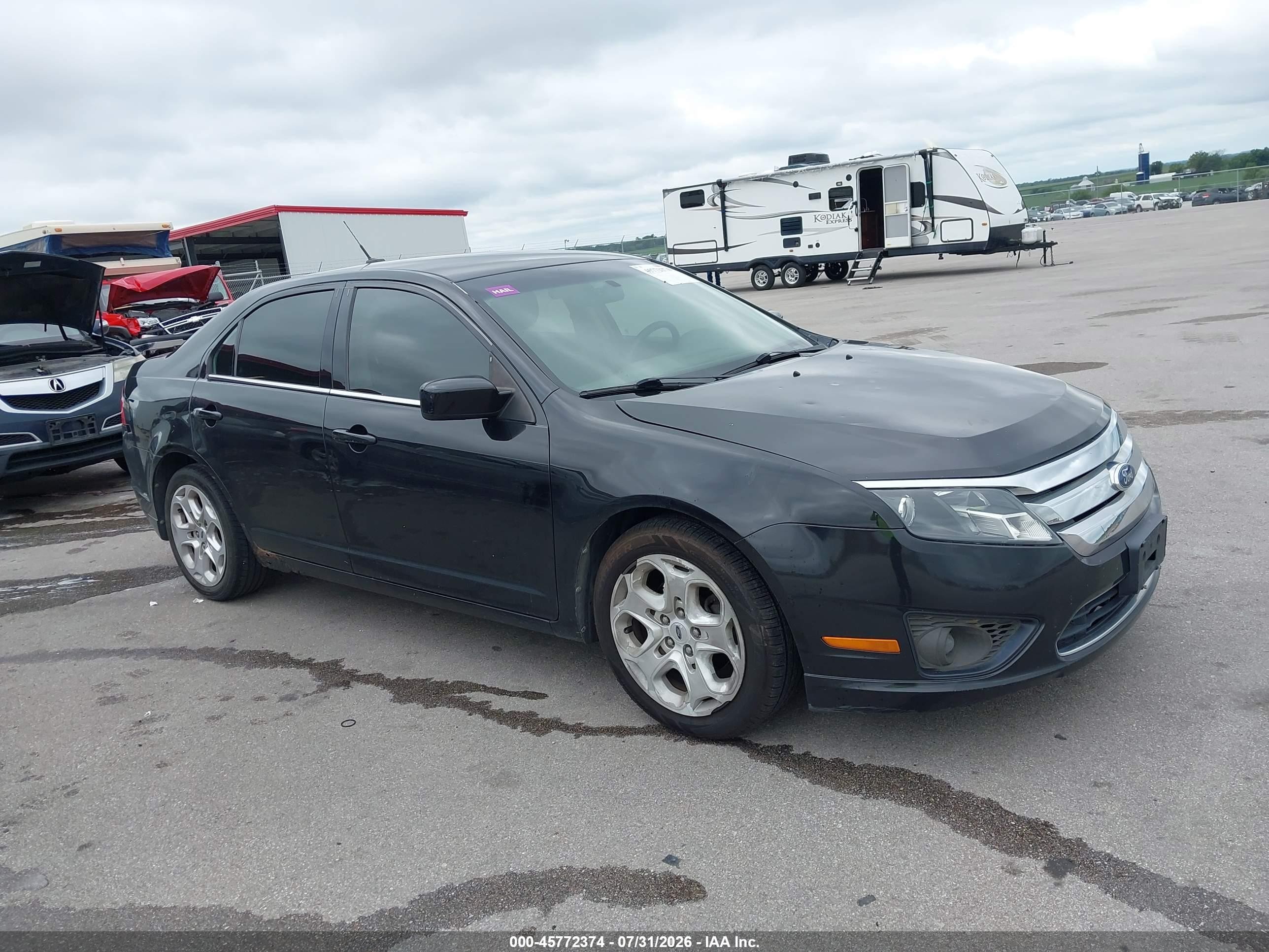 2011 Ford Fusion Se Black vin: 3FAHP0HA2BR234550