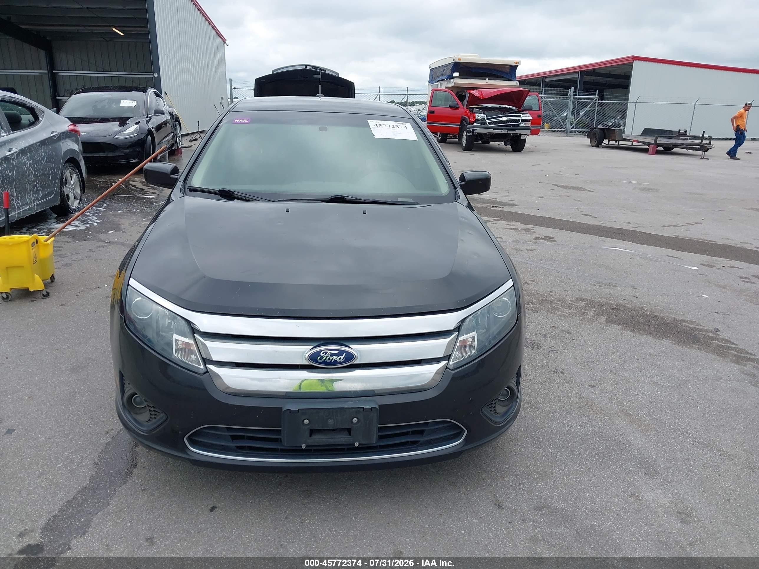2011 Ford Fusion Se Black vin: 3FAHP0HA2BR234550
