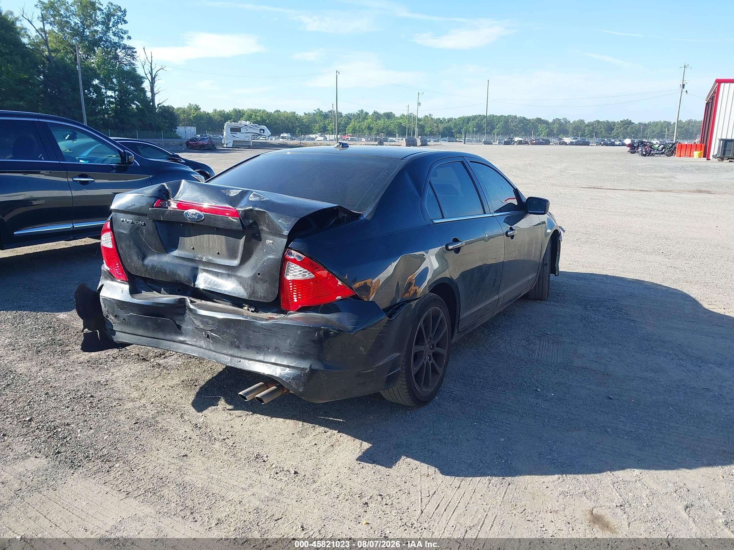 2011 Ford Fusion Se Black vin: 3FAHP0HA2BR259836