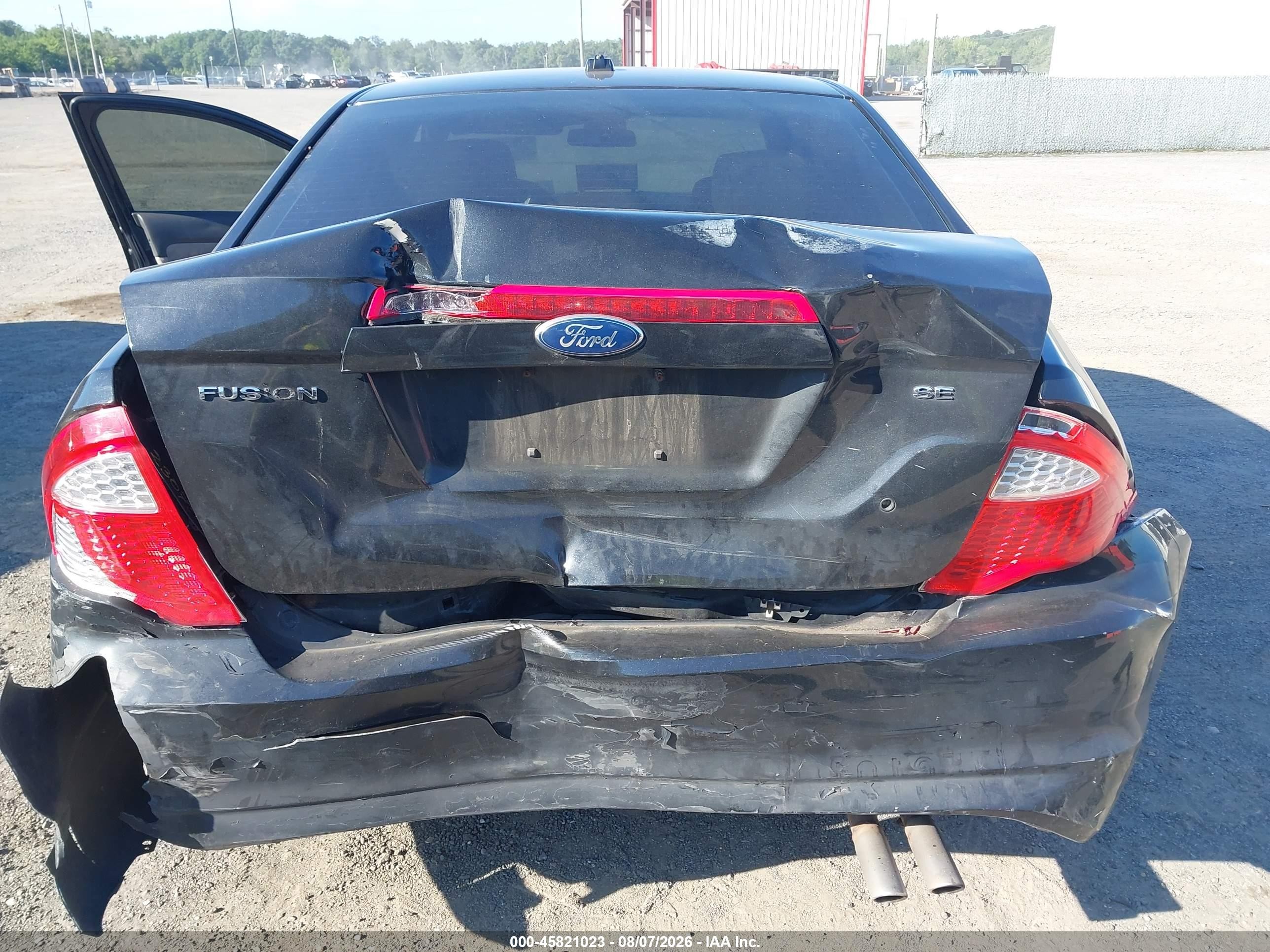 2011 Ford Fusion Se Black vin: 3FAHP0HA2BR259836