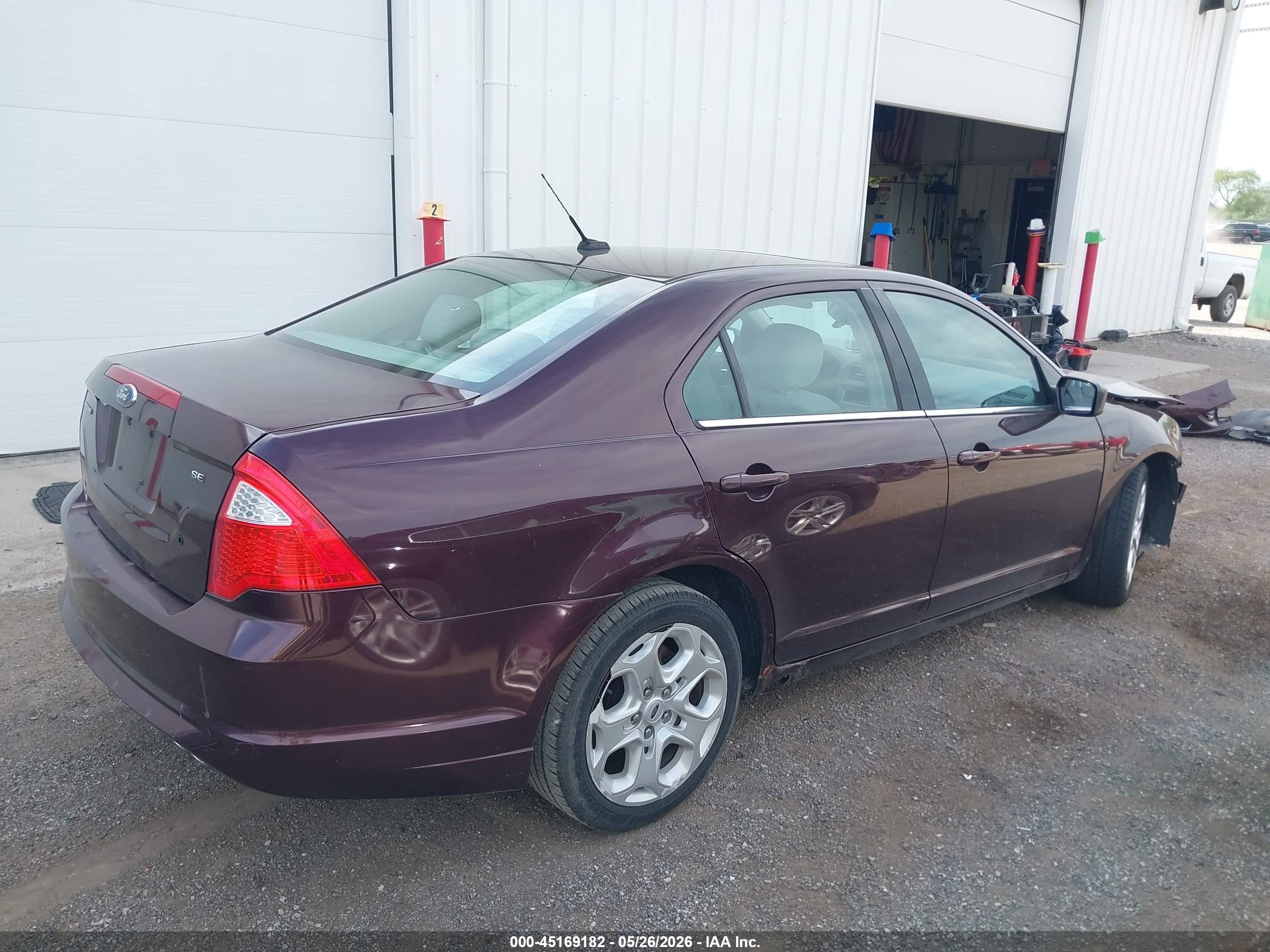 2011 Ford Fusion Se Purple vin: 3FAHP0HA2BR266057