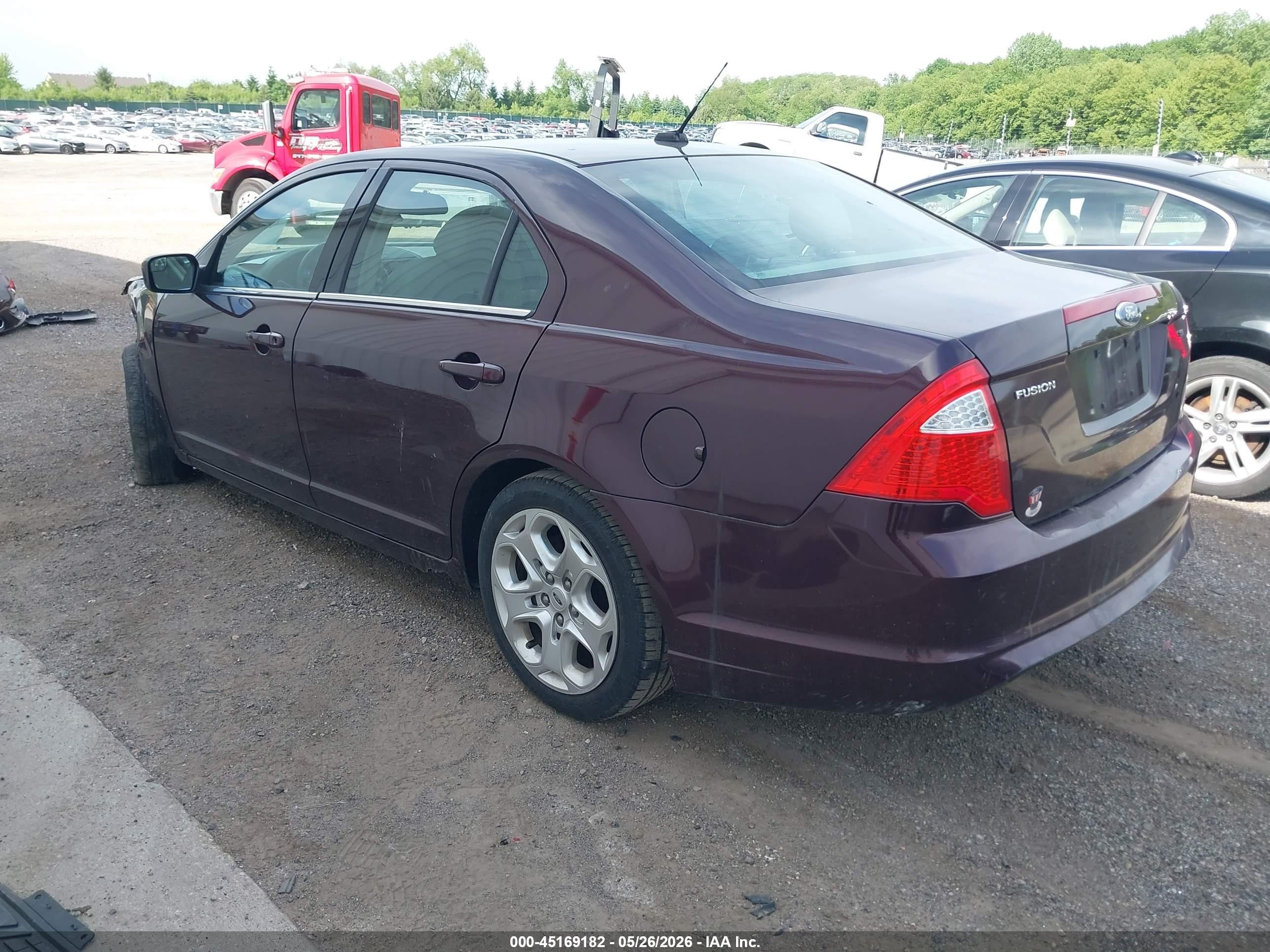 2011 Ford Fusion Se Purple vin: 3FAHP0HA2BR266057