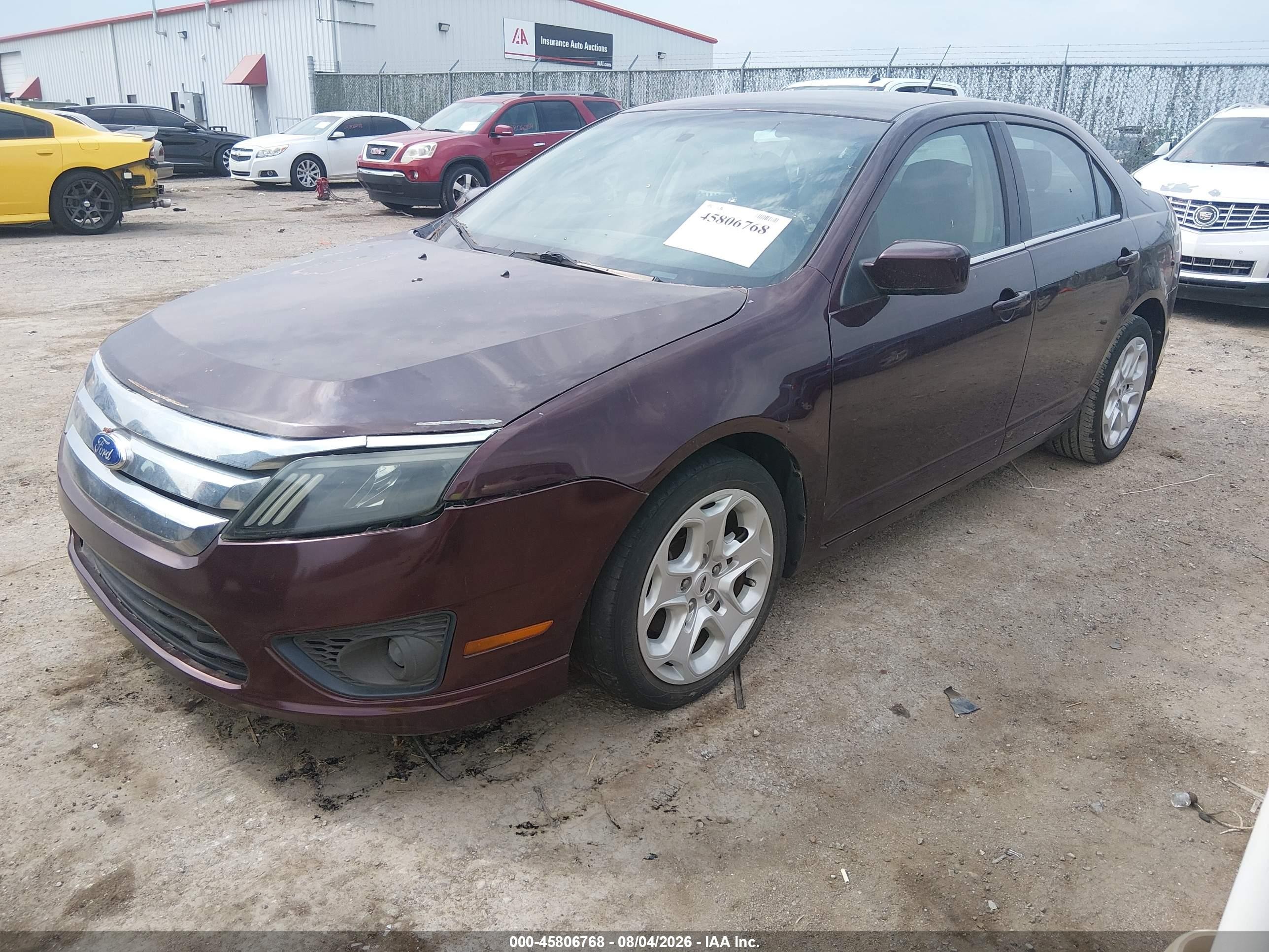 2011 Ford Fusion Se Burgundy vin: 3FAHP0HA2BR275311