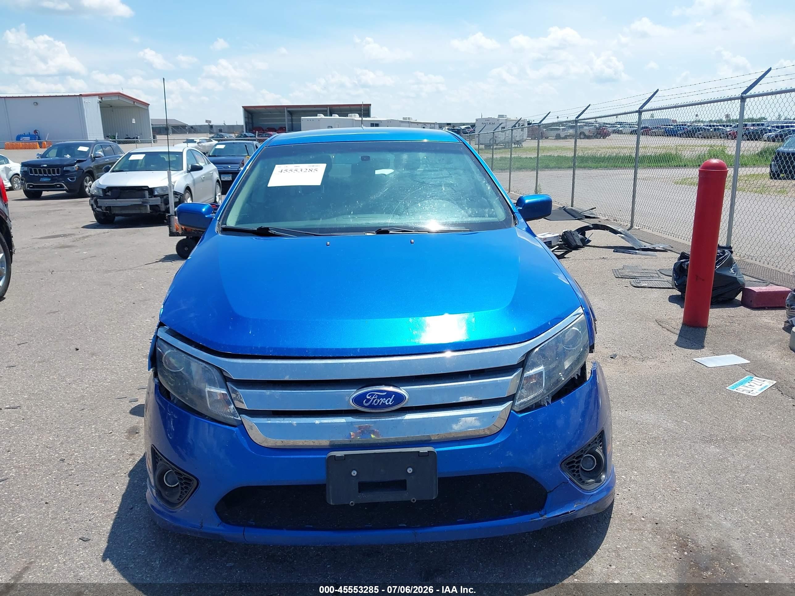 2011 Ford Fusion Se Синий vin: 3FAHP0HA2BR292920